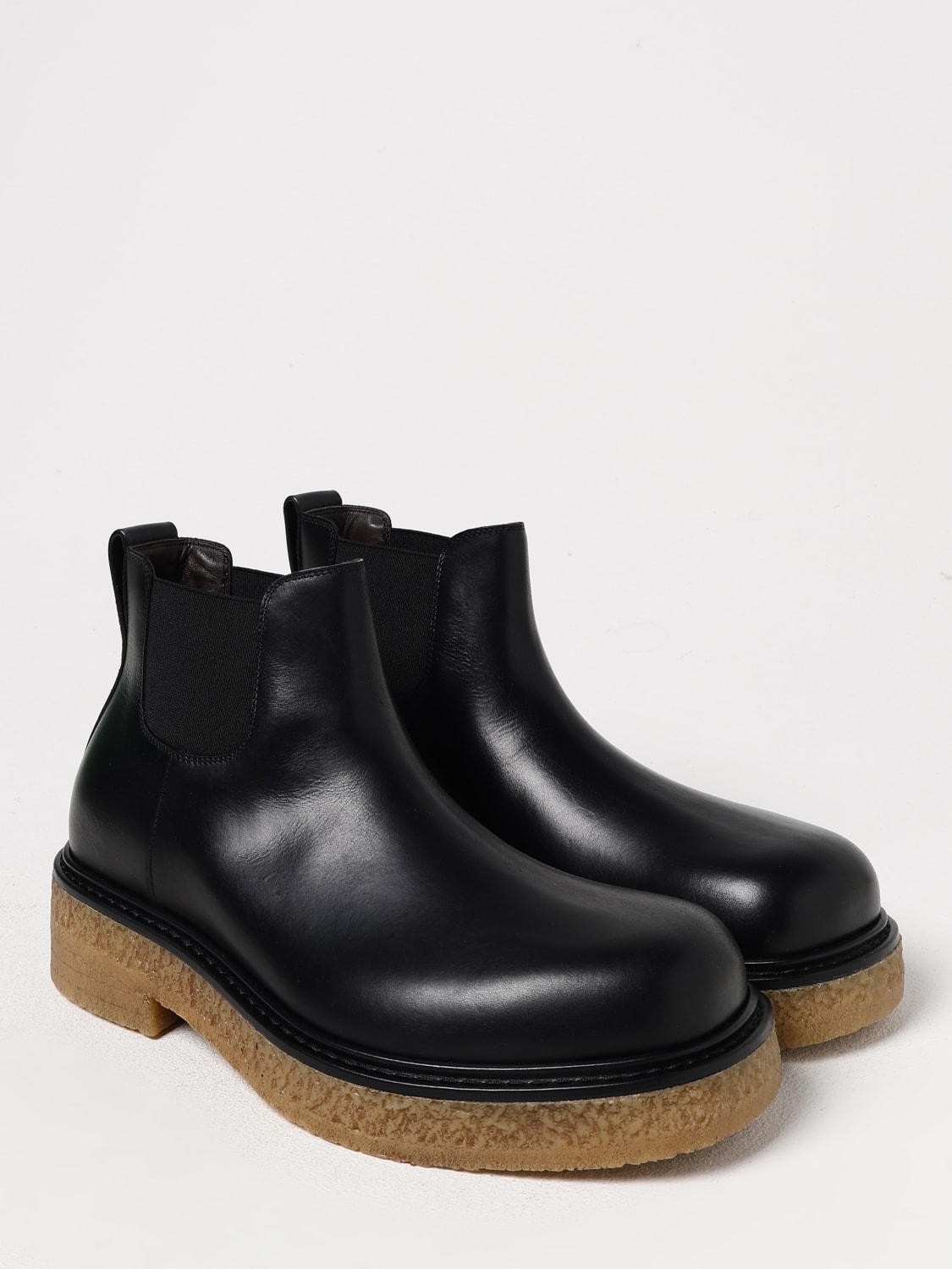 BOTTEGA VENETA STIVALETTI: Stivaletto Haddock Chelsea Bottega Veneta in pelle , Nero - Img 2