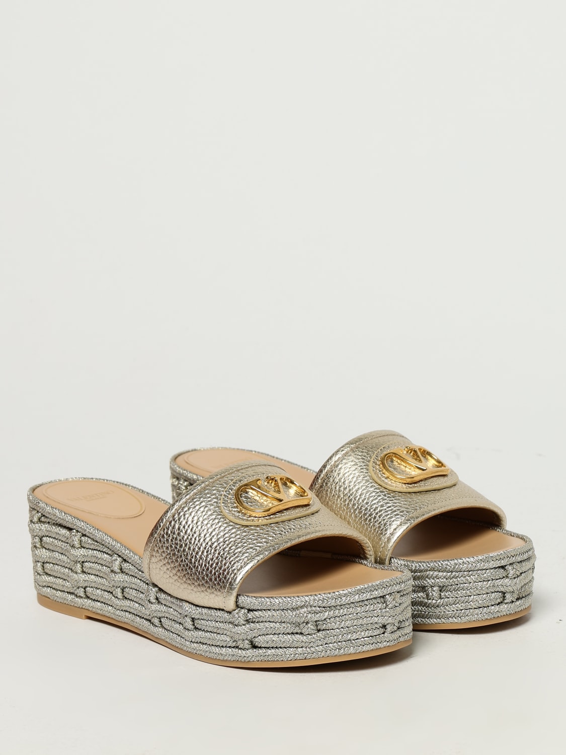 シューズ・サンダルその他 VALENTINO Woman Shoes Platinum 6W0S0LY8RPT R16 VALENTINO GARAVANI: Shoes woman - Platinum | Valentino