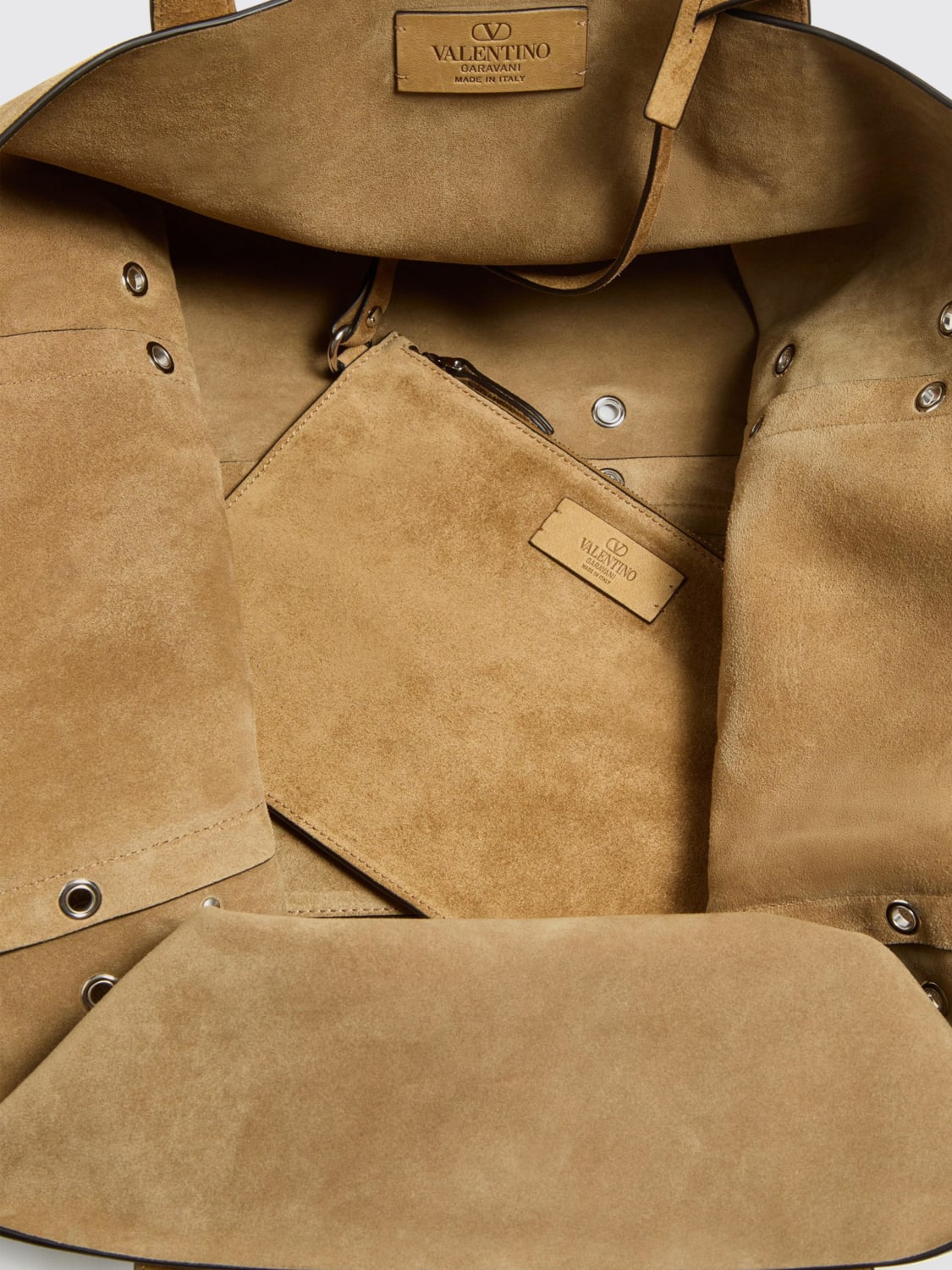 VALENTINO GARAVANI SHOULDER BAG: Bags men Valentino Garavani, Beige - Img 6