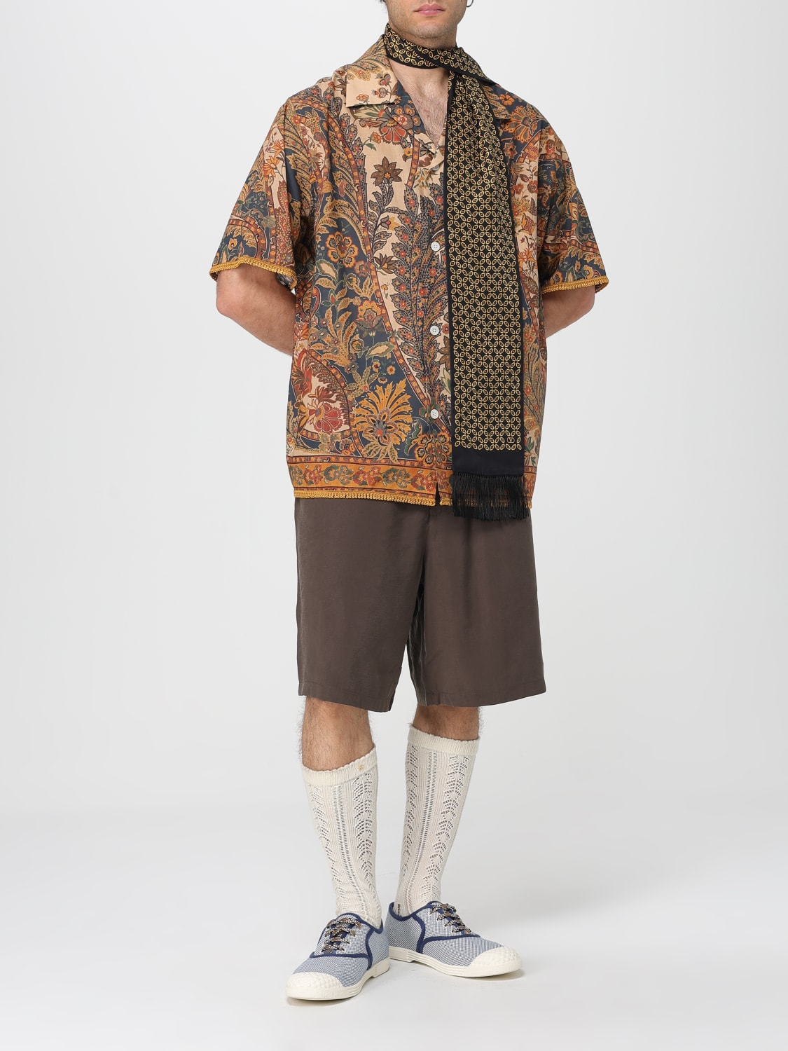 VALENTINO SHIRT: Shirt men Valentino, Beige - Img 2