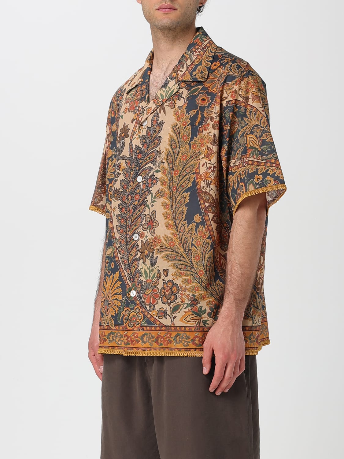 VALENTINO SHIRT: Shirt men Valentino, Beige - Img 4