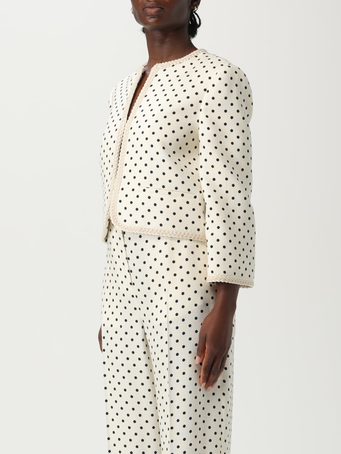 アウターその他 VALENTINO Woman Blazer Yellow Cream 6B0CE4L598S R8E VALENTINO: Blazer woman - Yellow Cream | Valentino jacket