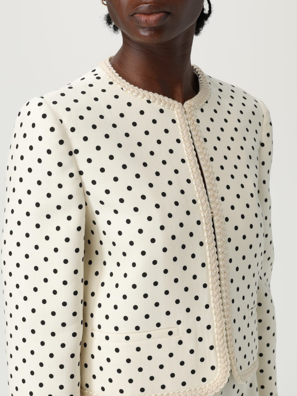 アウターその他 VALENTINO Woman Blazer Yellow Cream 6B0CE4L598S R8E VALENTINO: Blazer woman - Yellow Cream | Valentino jacket