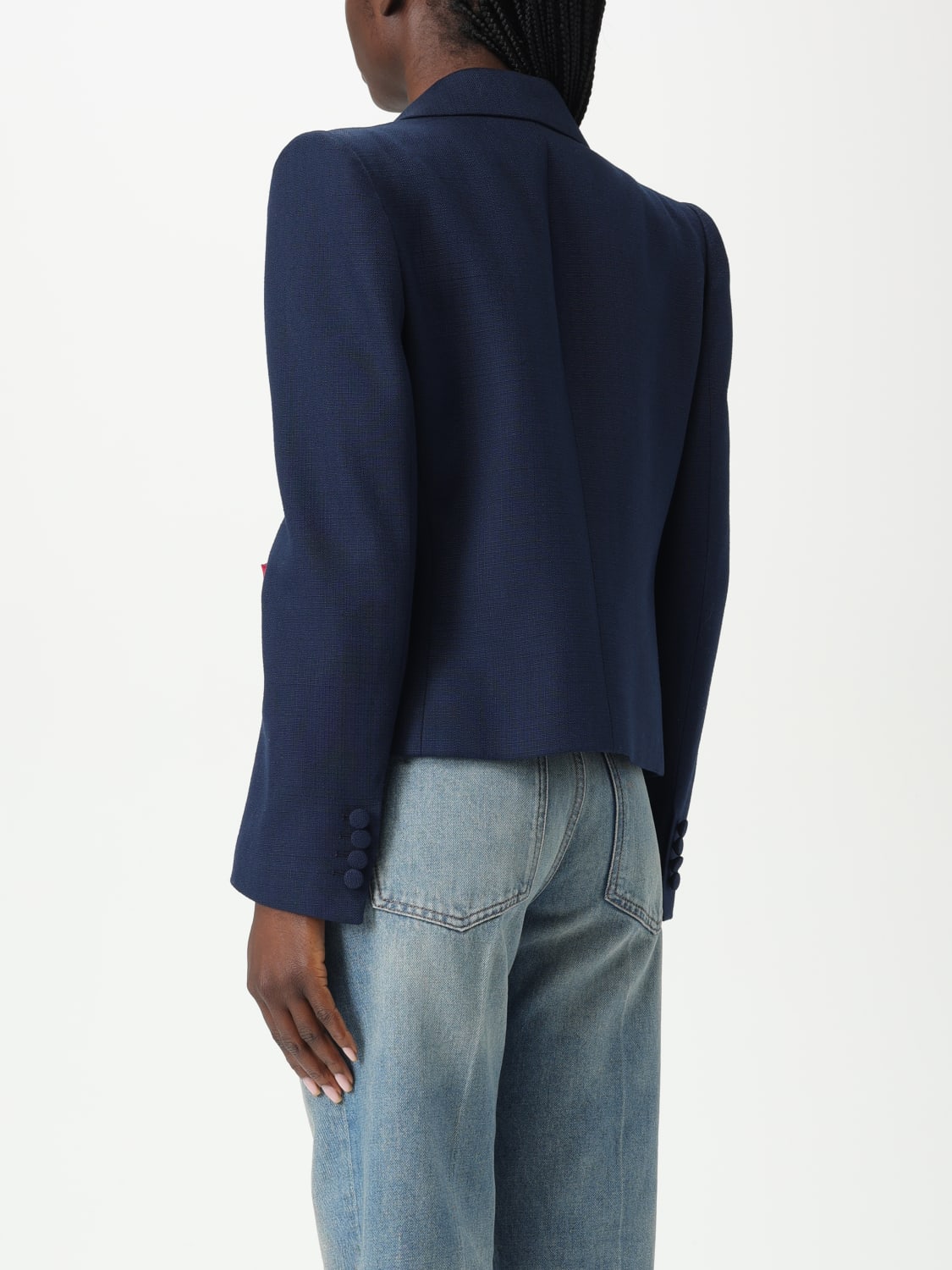 VALENTINO JACKET: Blazer woman Valentino, Blue - Img 3