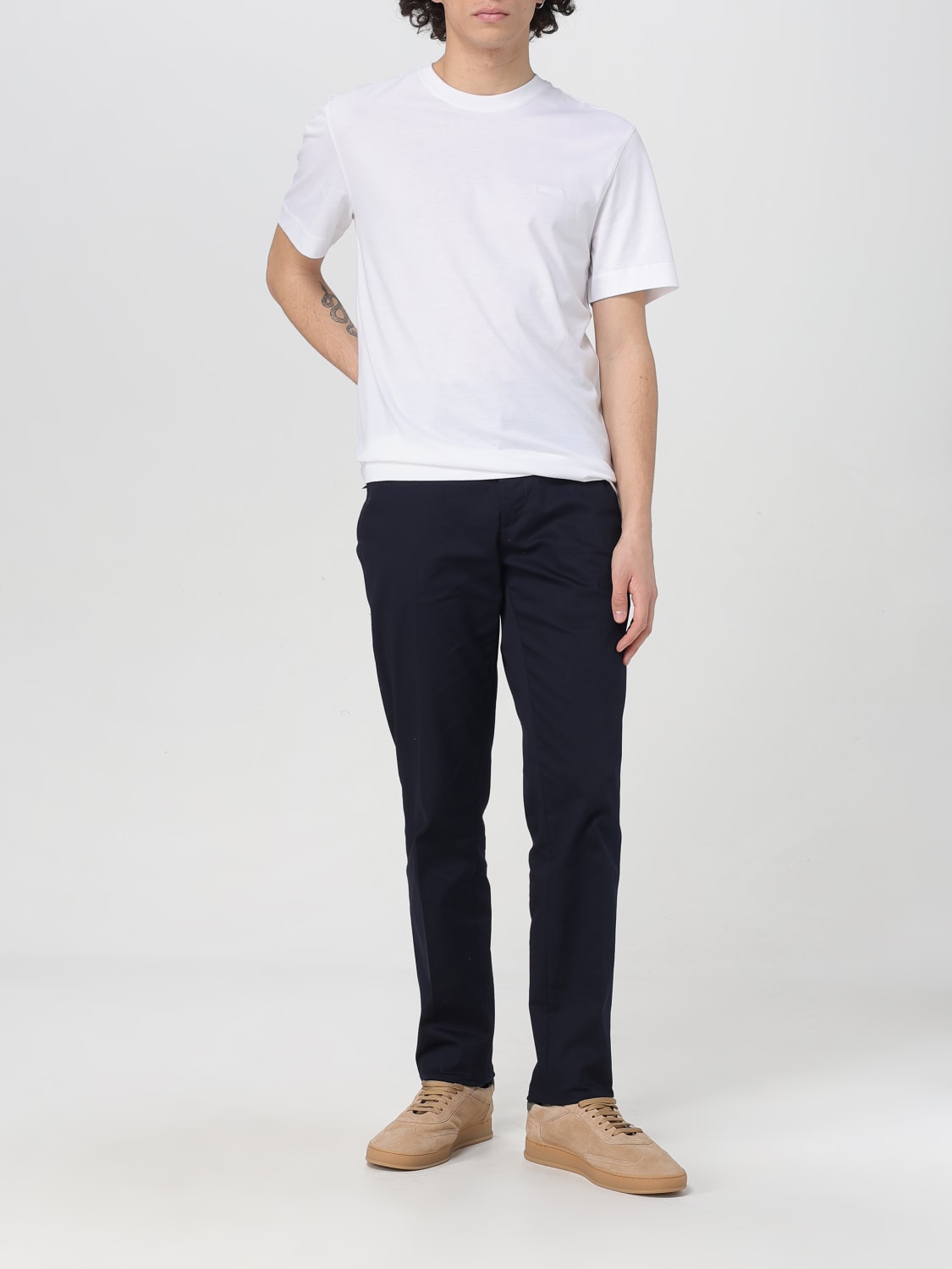 ZEGNA: T-shirt men - White | Zegna t-shirt F765UF360A9