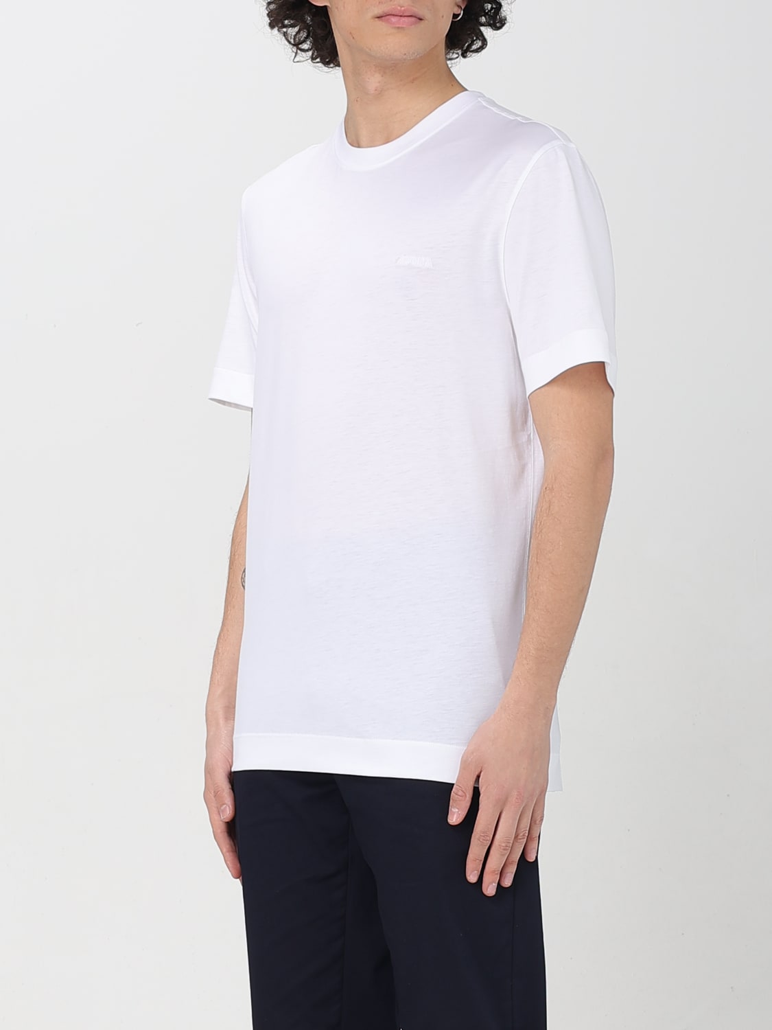 ZEGNA CAMISETA: Camiseta hombre Zegna, Blanco - Img 4