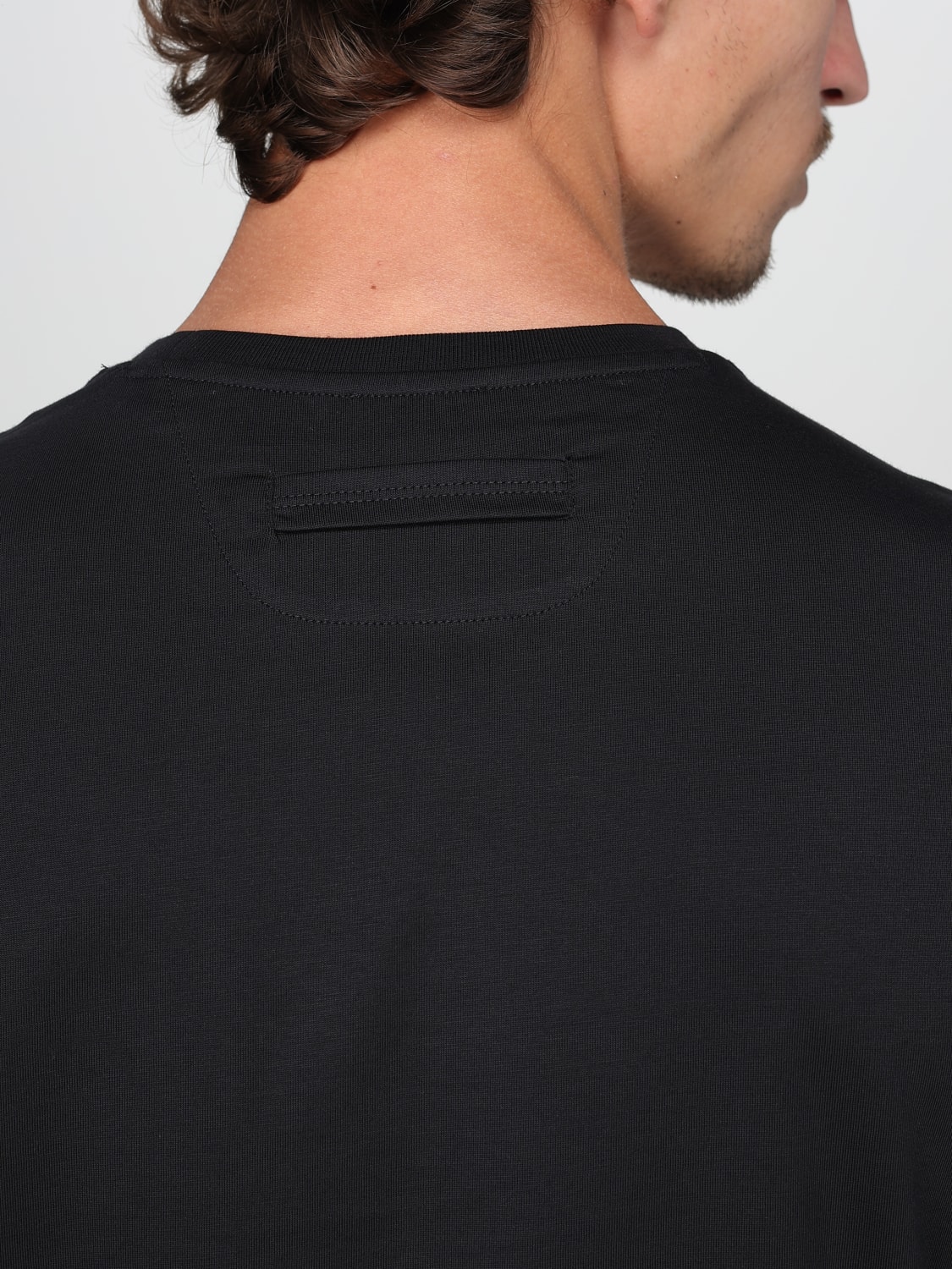 ZEGNA Tシャツ: Tシャツ メンズ Zegna, ブラック - Img 5