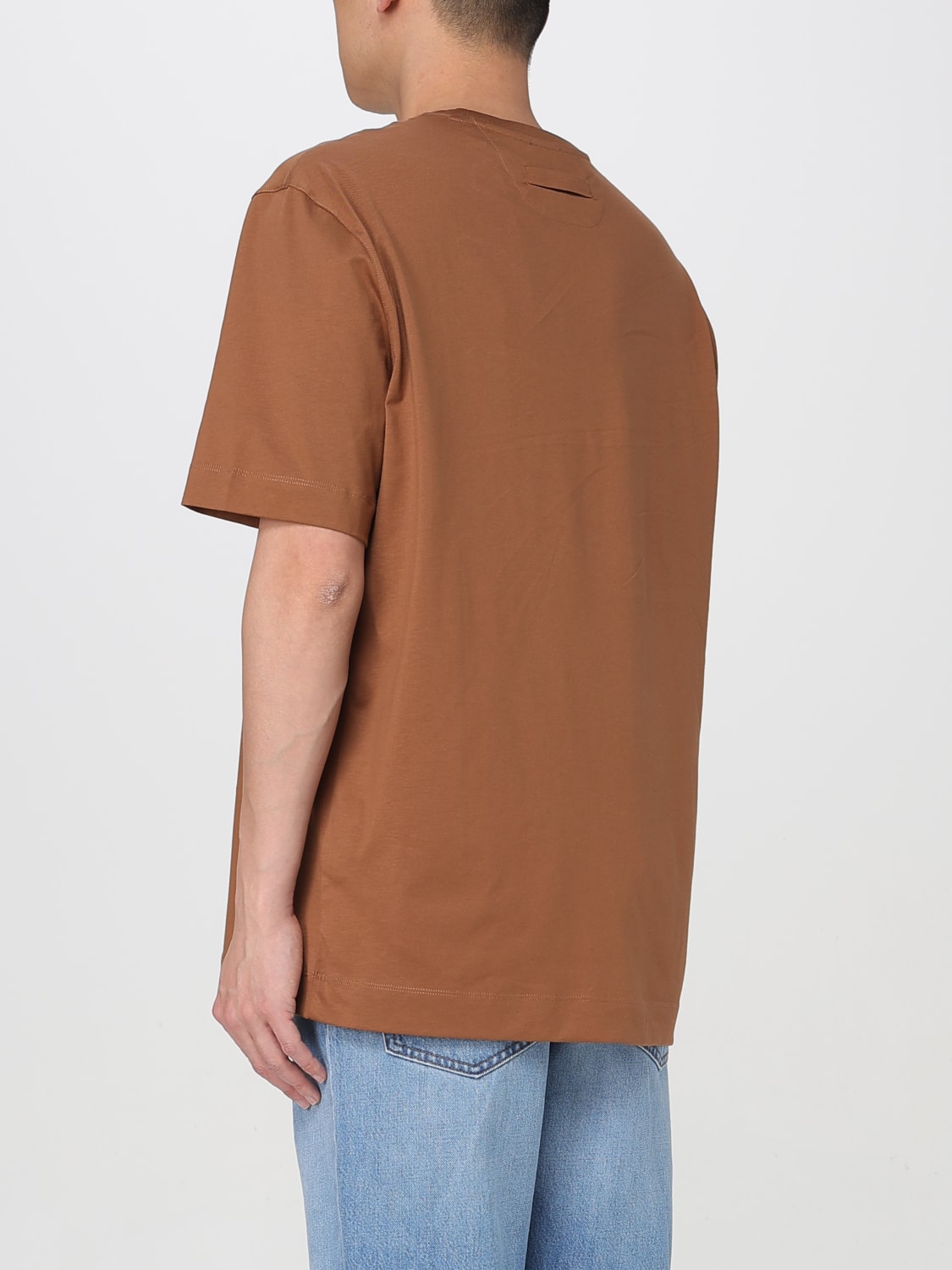 ZEGNA Tシャツ: Tシャツ メンズ Zegna, キャメル - Img 3