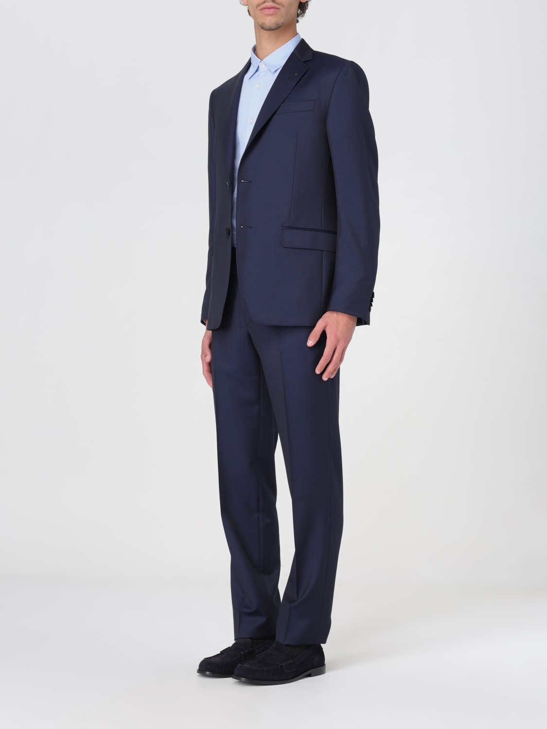 ZEGNA ANZUG: Anzug herren Zegna, Blau - Img 4