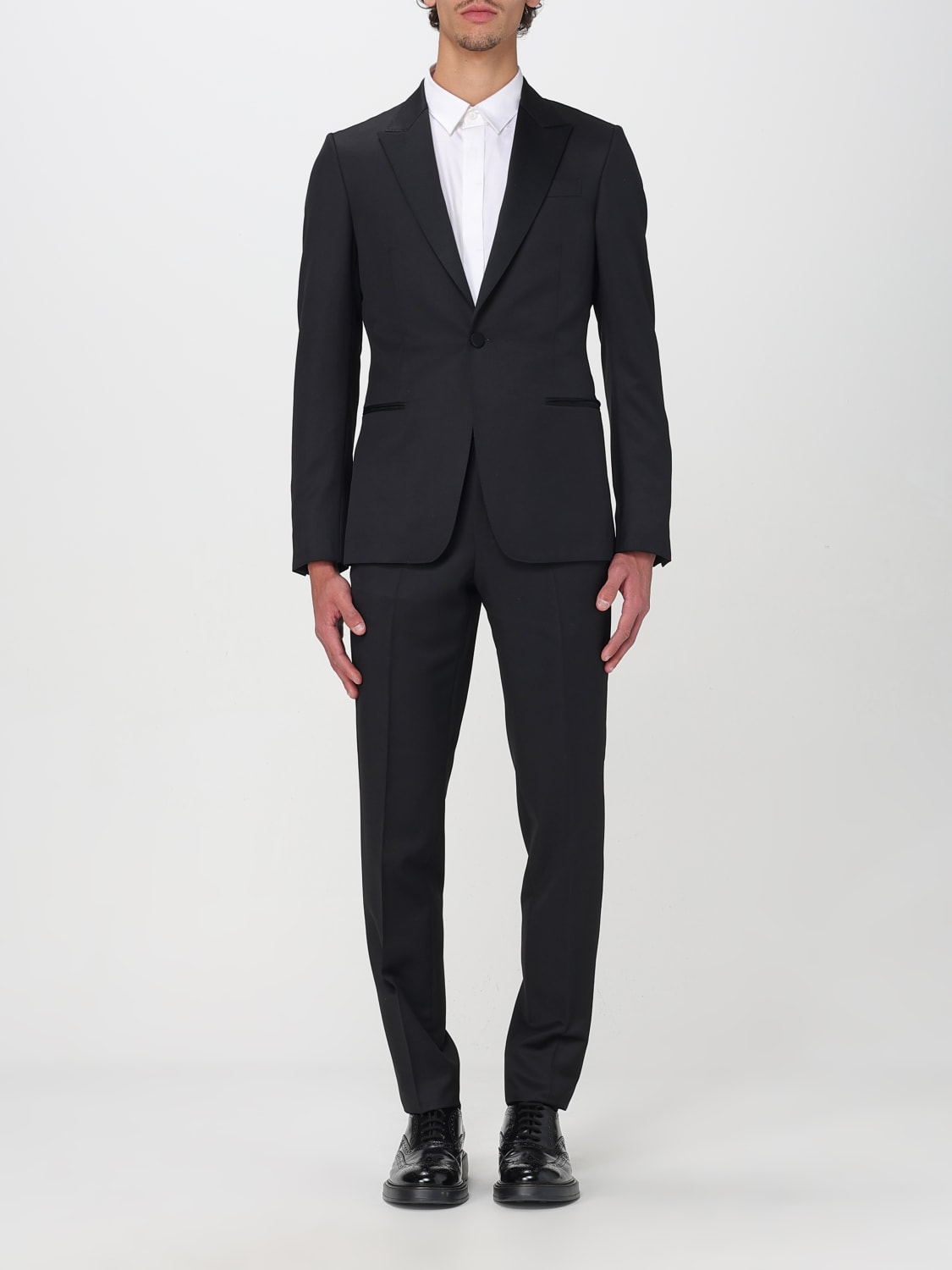 ZEGNA ANZUG: Anzug herren Zegna, Schwarz - Img 1