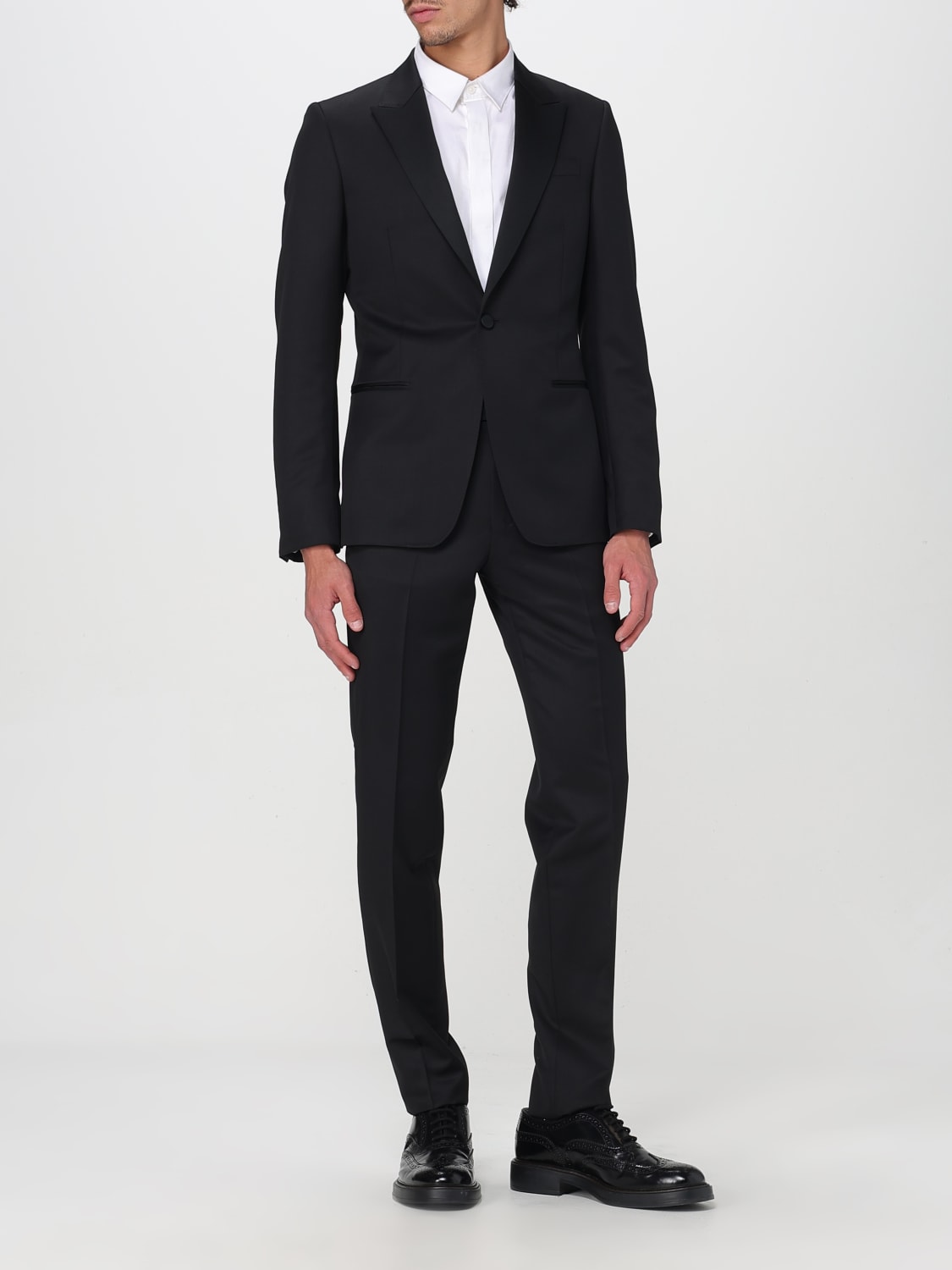 ZEGNA ANZUG: Anzug herren Zegna, Schwarz - Img 2