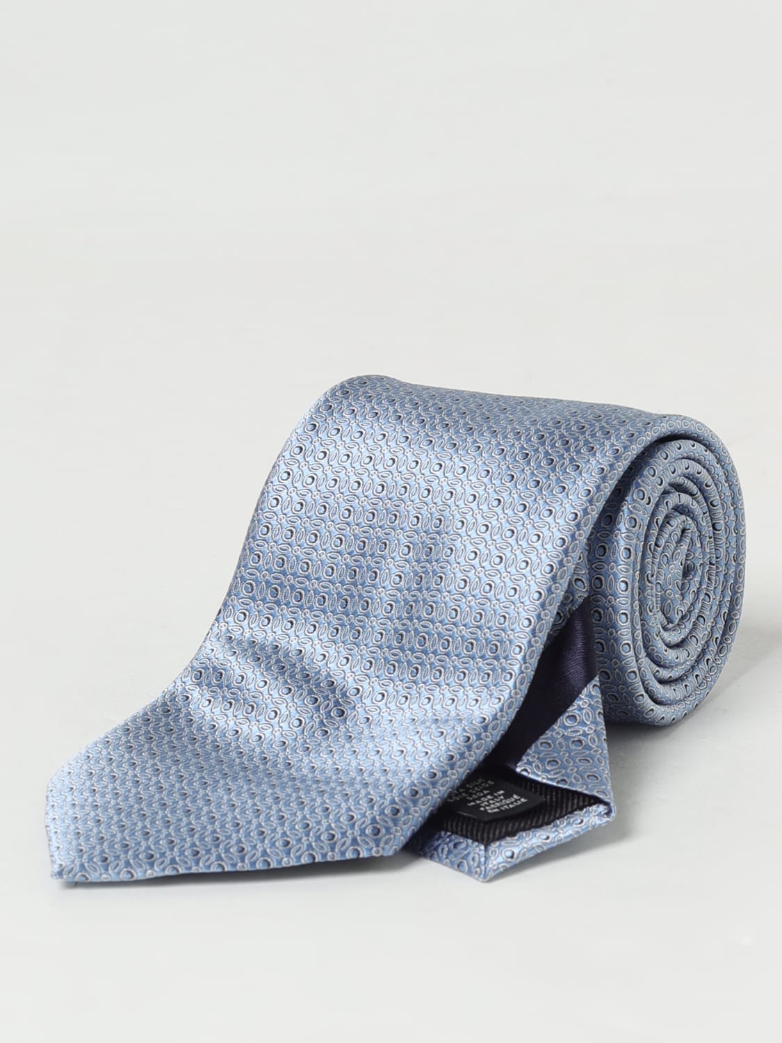 ZEGNA CORBATA: Corbata hombre Zegna, Azul Claro - Img 1