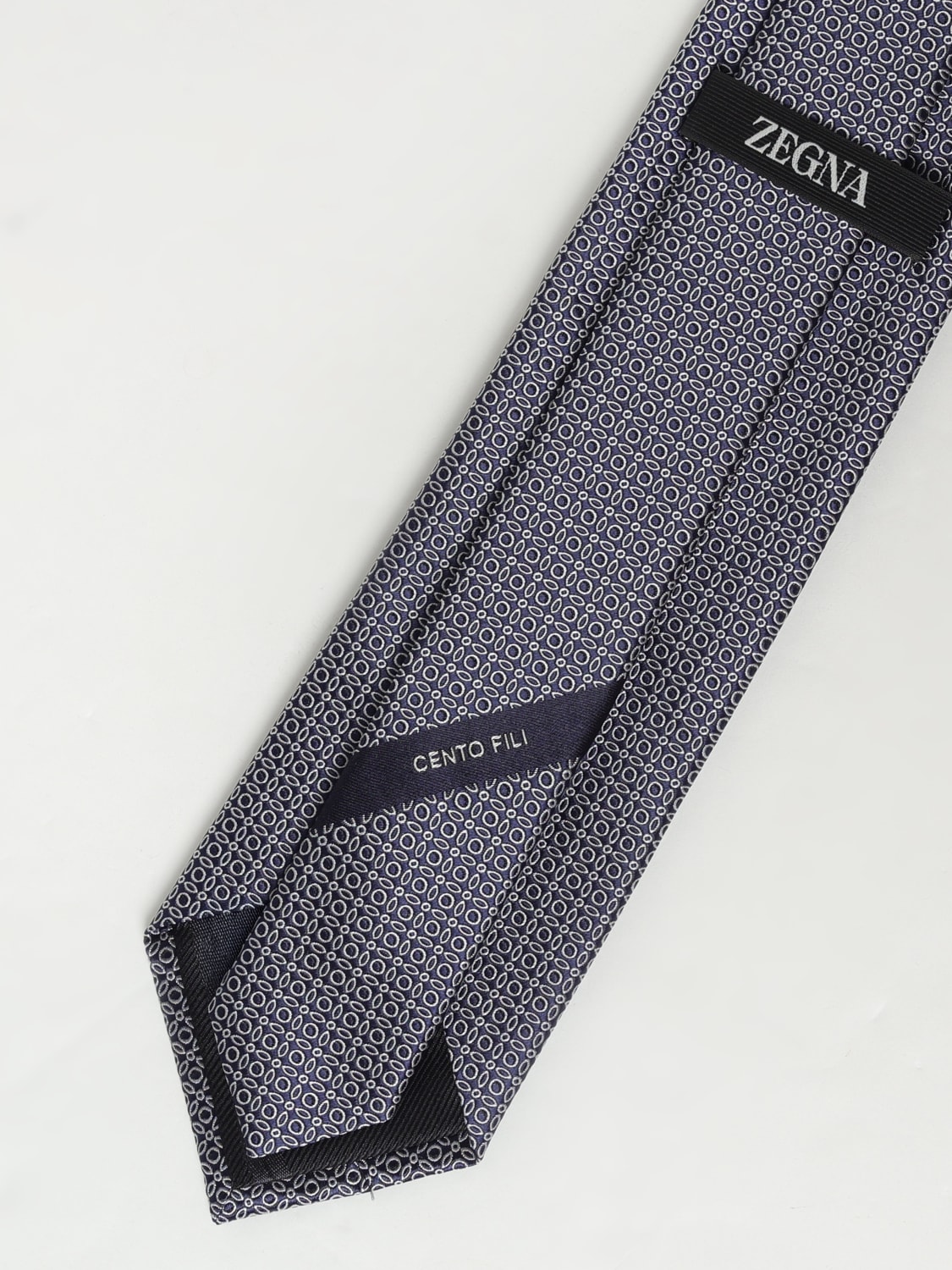 ZEGNA TIE: Tie men Zegna, Navy - Img 2
