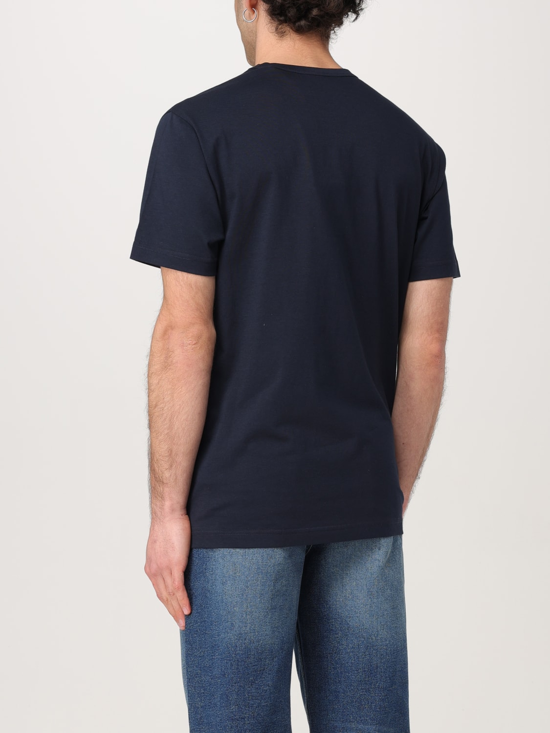 Tシャツ・カットソー BELSTAFF Men T Shirts 100055 DKINK BLUE Men's Cotton Jersey Belstaff T-Shirt in Dark Ink | Belstaff US