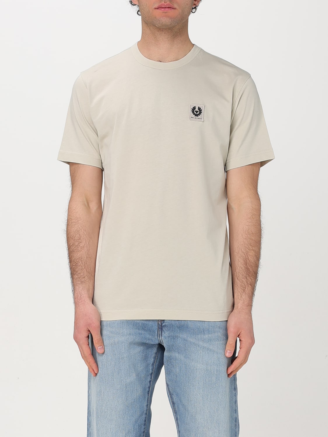 Tシャツ・カットソー BELSTAFF Men T-shirt Dove Grey 100055 STONE BEIGE BELSTAFF: T-shirt men - Dove Grey | Belstaff t-shirt 100055