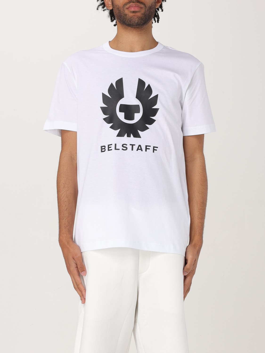 Tシャツ・カットソー BELSTAFF Men T-shirt White 104142 WHITE BELSTAFF: T-shirt men - White | Belstaff t-shirt 104142