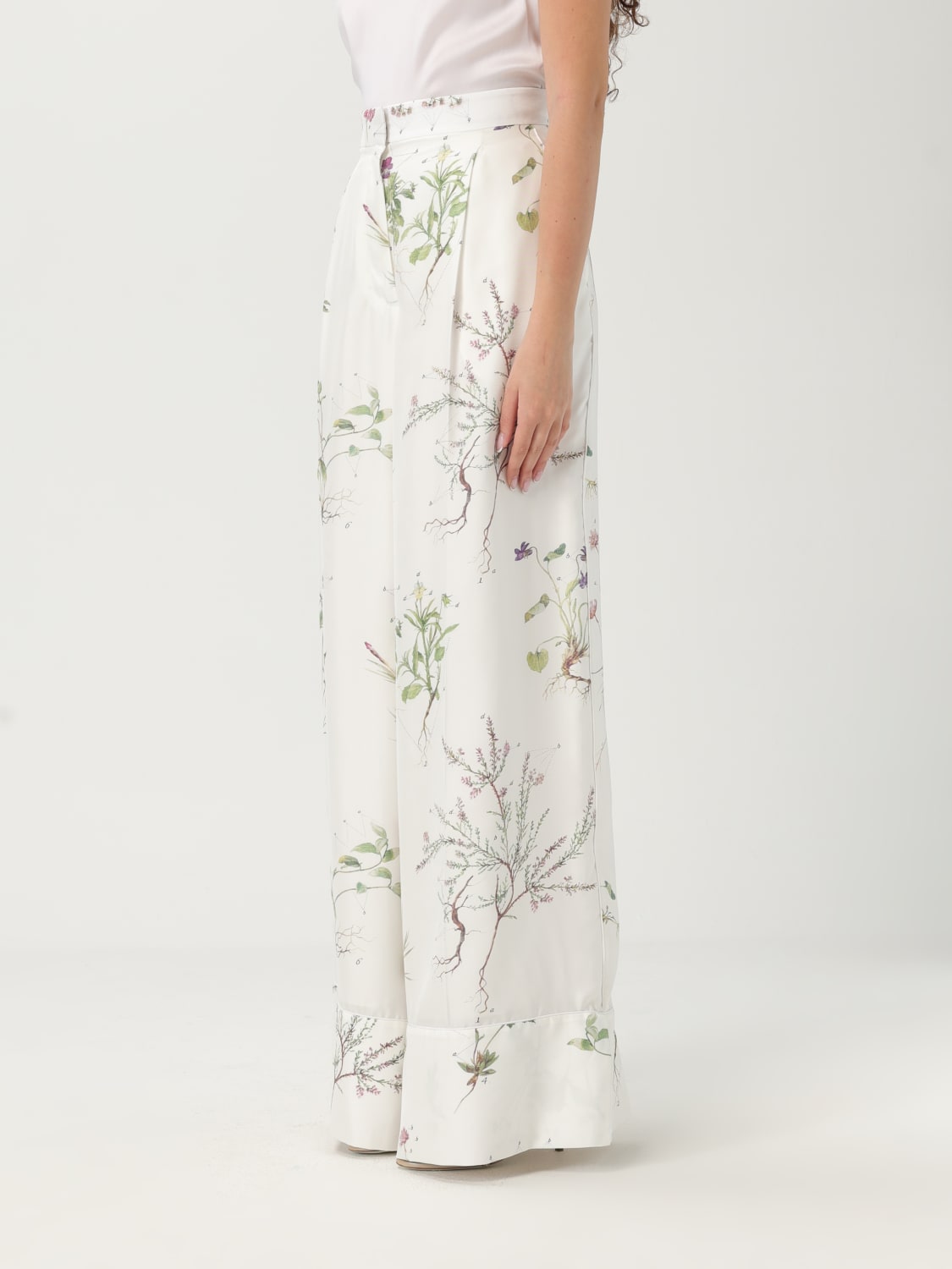 ERDEM TROUSERS: Trousers woman Erdem, Yellow Cream - Img 4