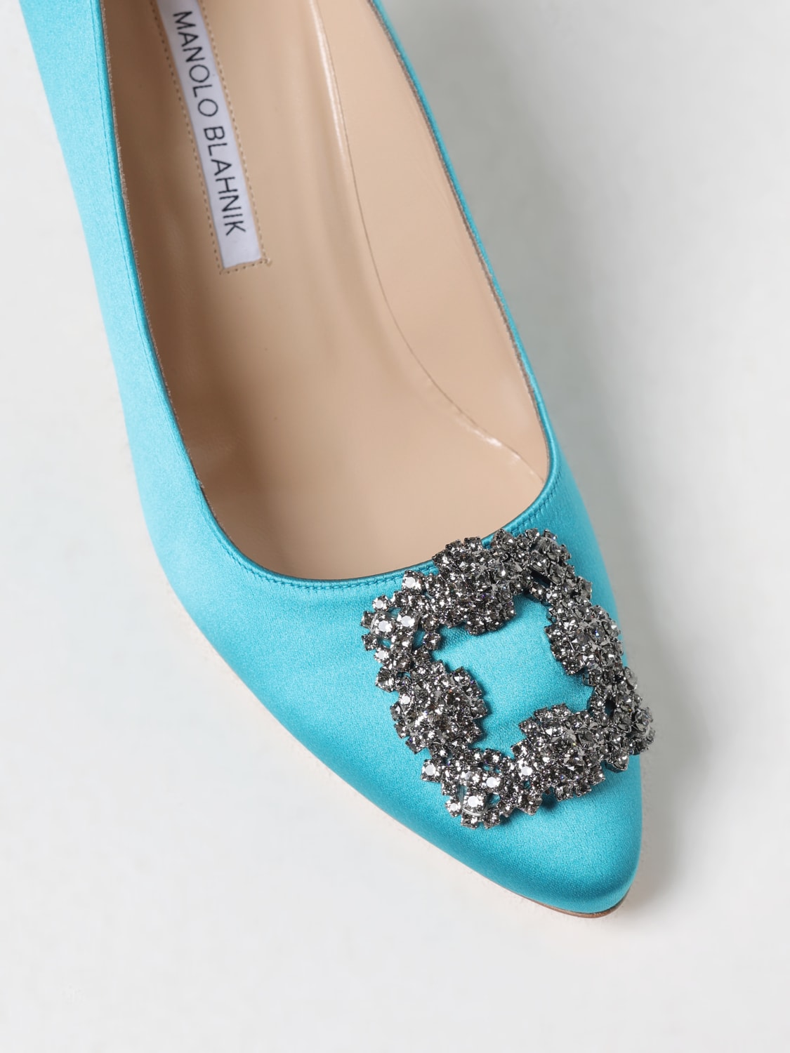 Manolo Blahnik Outlet: Shoes woman - Turquoise | Manolo Blahnik