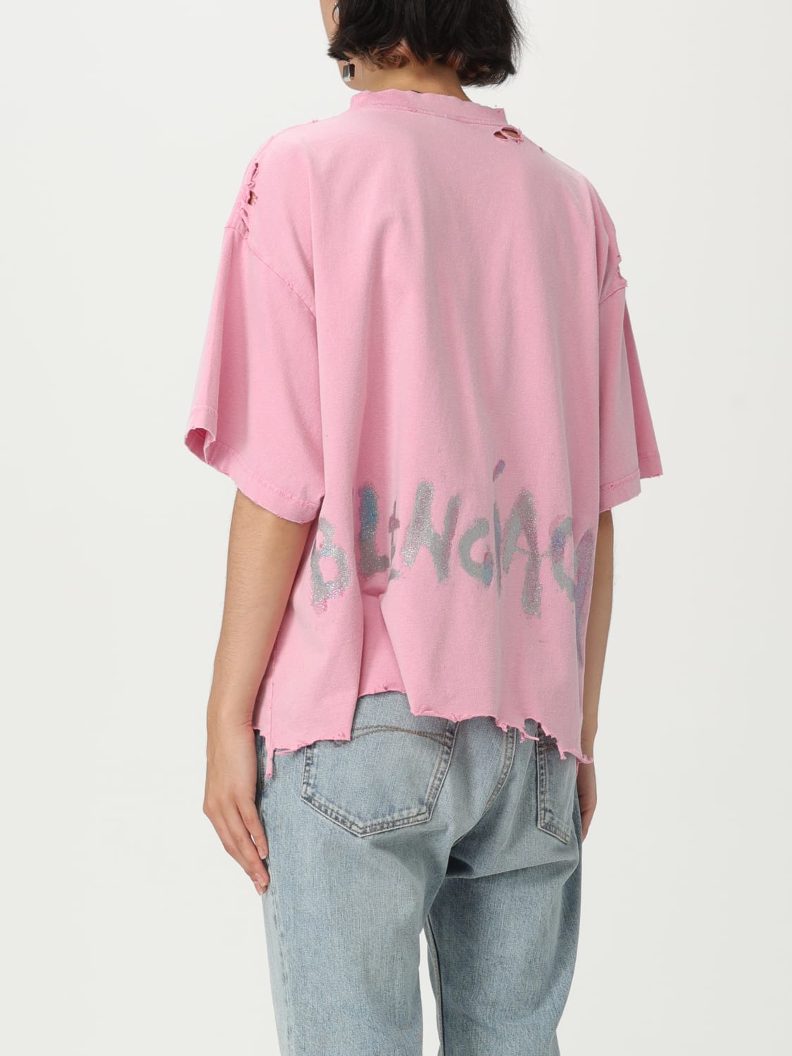 Tシャツ・カットソー BALENCIAGA Woman T-Shirt Pink 783399TSVD5 2014 BALENCIAGA: T-shirt woman - Pink | Balenciaga t-shirt