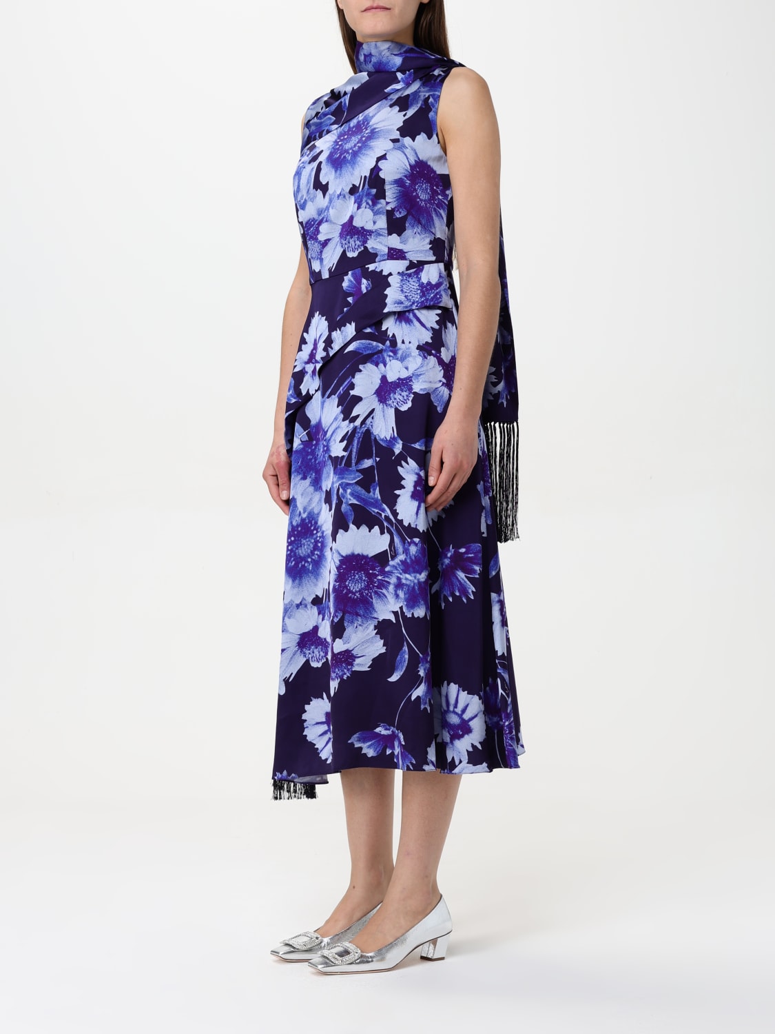 ERDEM DRESS: Dress woman Erdem, Blue - Img 3