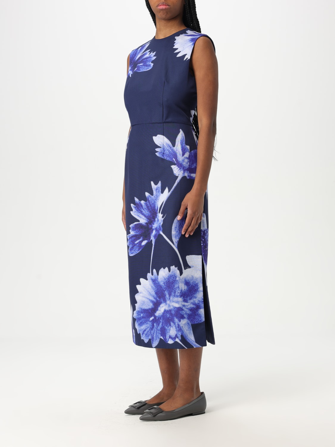 ERDEM DRESS: Dress woman Erdem, Blue - Img 3