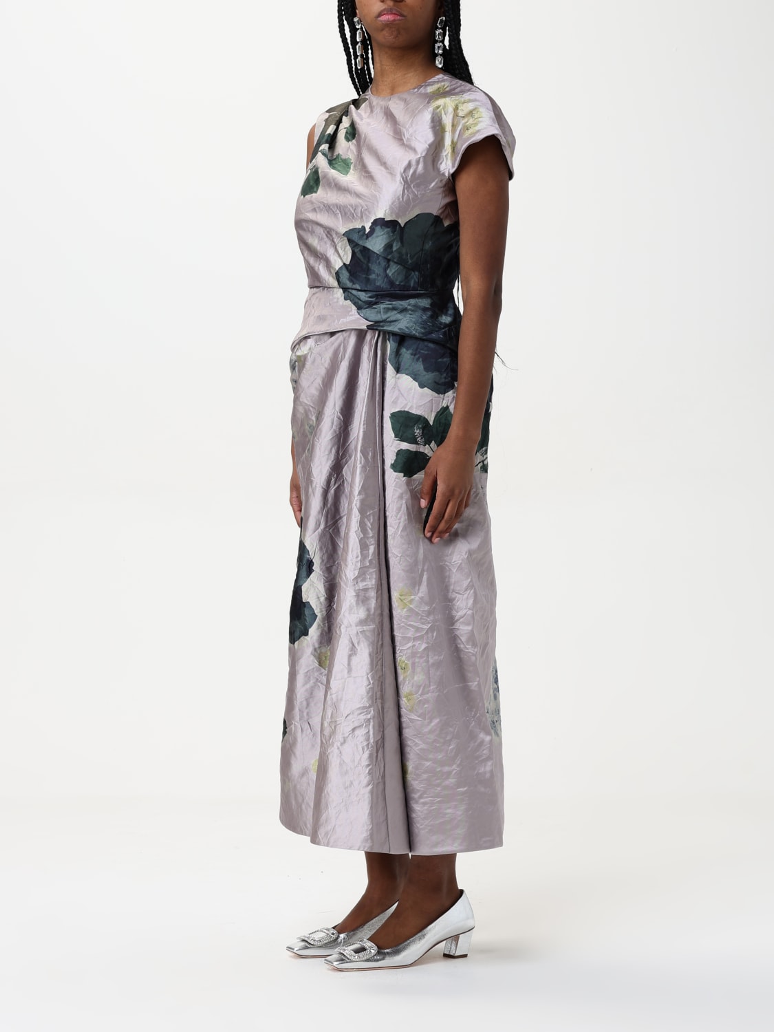 ERDEM DRESS: Dress woman Erdem, Champagne - Img 3