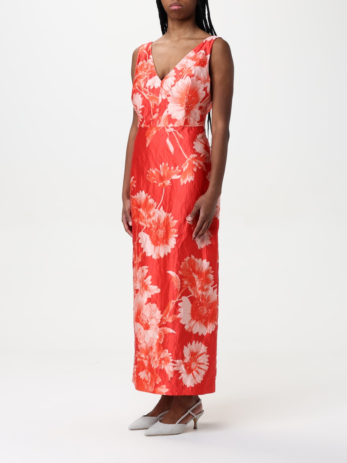 ERDEM DRESS: Dress woman Erdem, Coral - Img 3