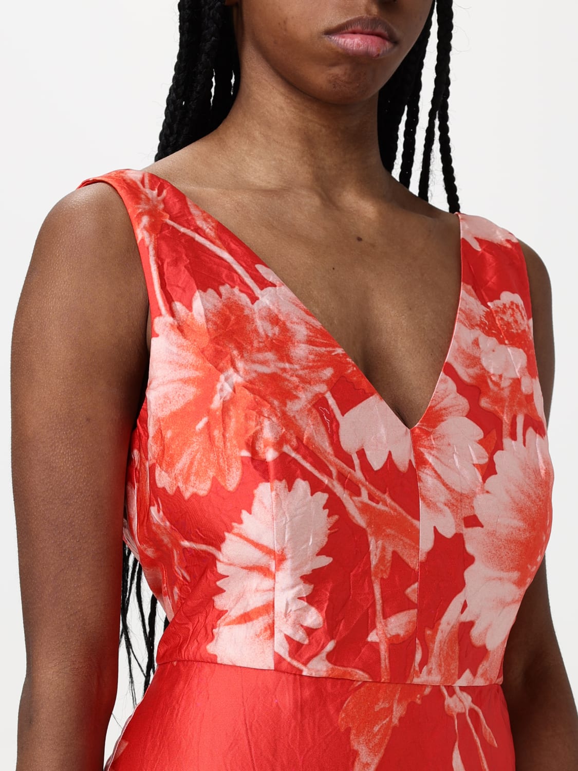 ERDEM DRESS: Dress woman Erdem, Coral - Img 4