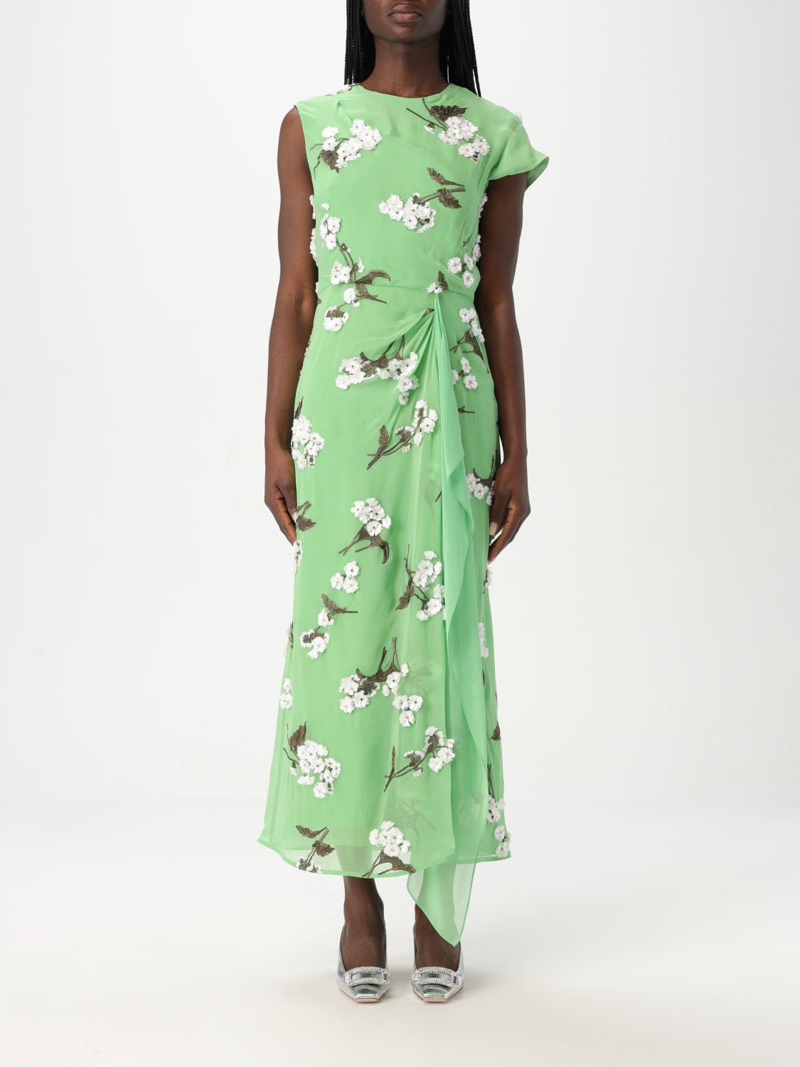 ERDEM DRESS: Dress woman Erdem, Green - Img 1