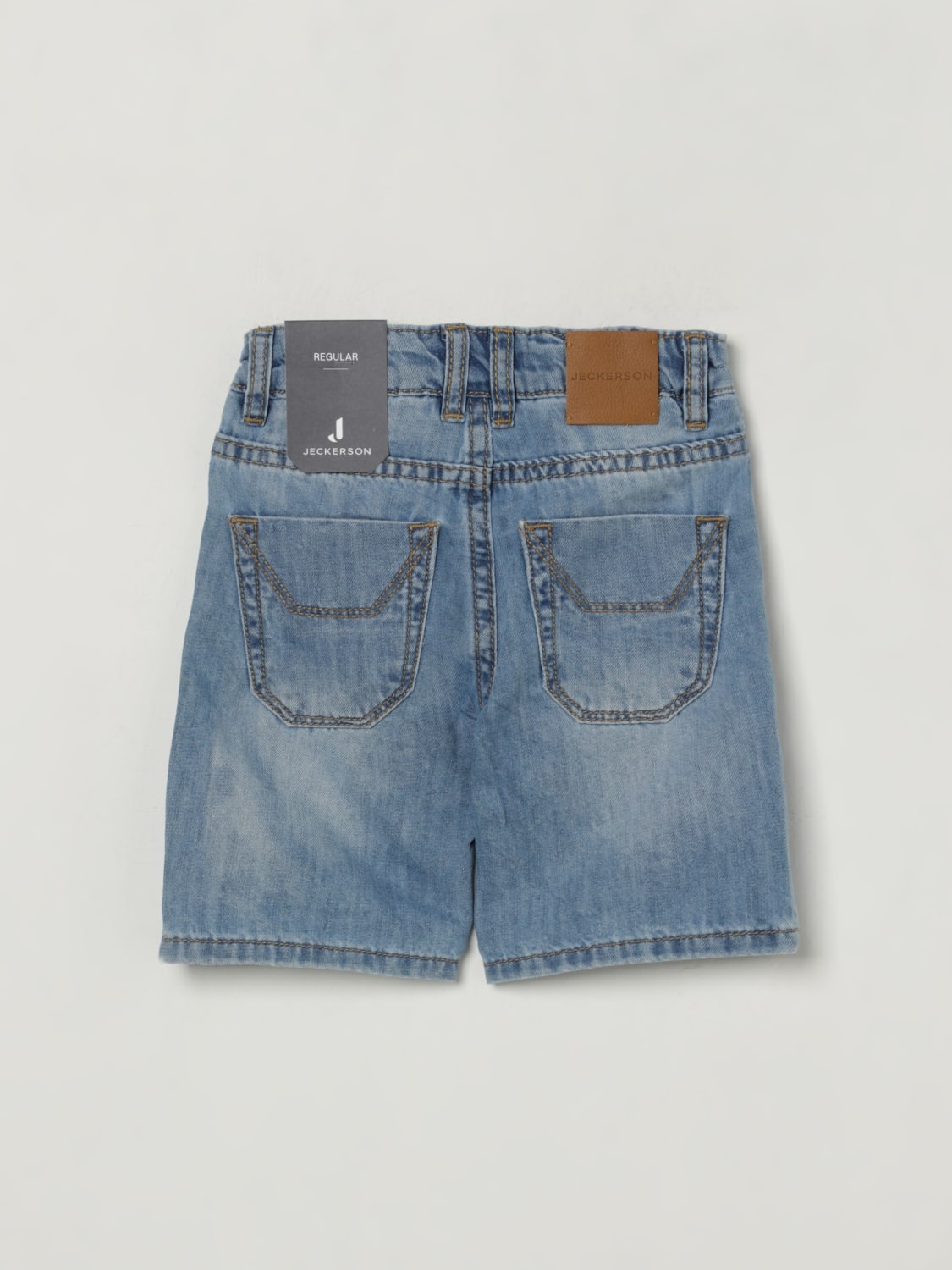 JECKERSON SHORTS: Shorts kids Jeckerson, Denim - Img 2