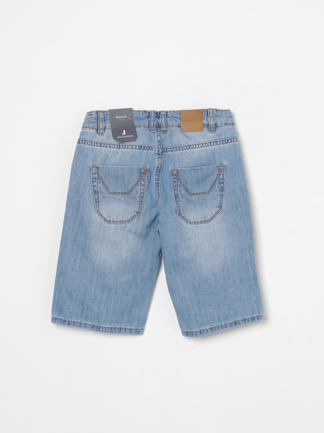 JECKERSON SHORTS: Shorts kids Jeckerson, Denim - Img 2