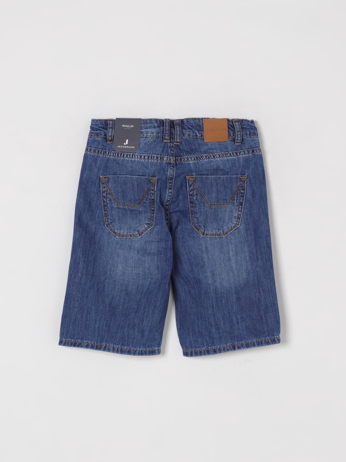 JECKERSON SHORTS: Shorts kids Jeckerson, Denim - Img 2