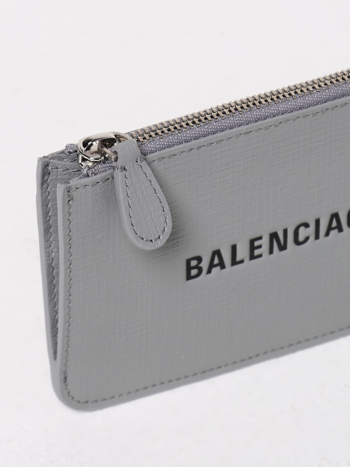 BALENCIAGA: Wallet woman - Grey | Balenciaga wallet 637130