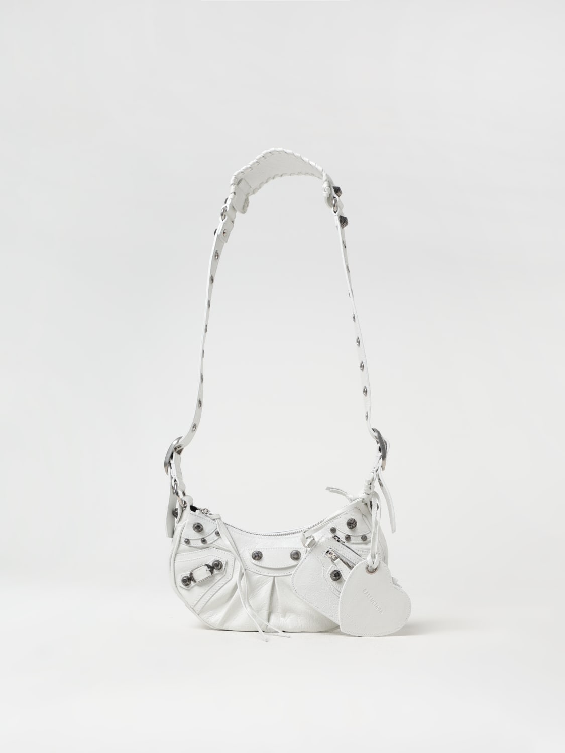 BALENCIAGA CROSSBODY BAG: Shoulder bag woman Balenciaga, White - Img 1