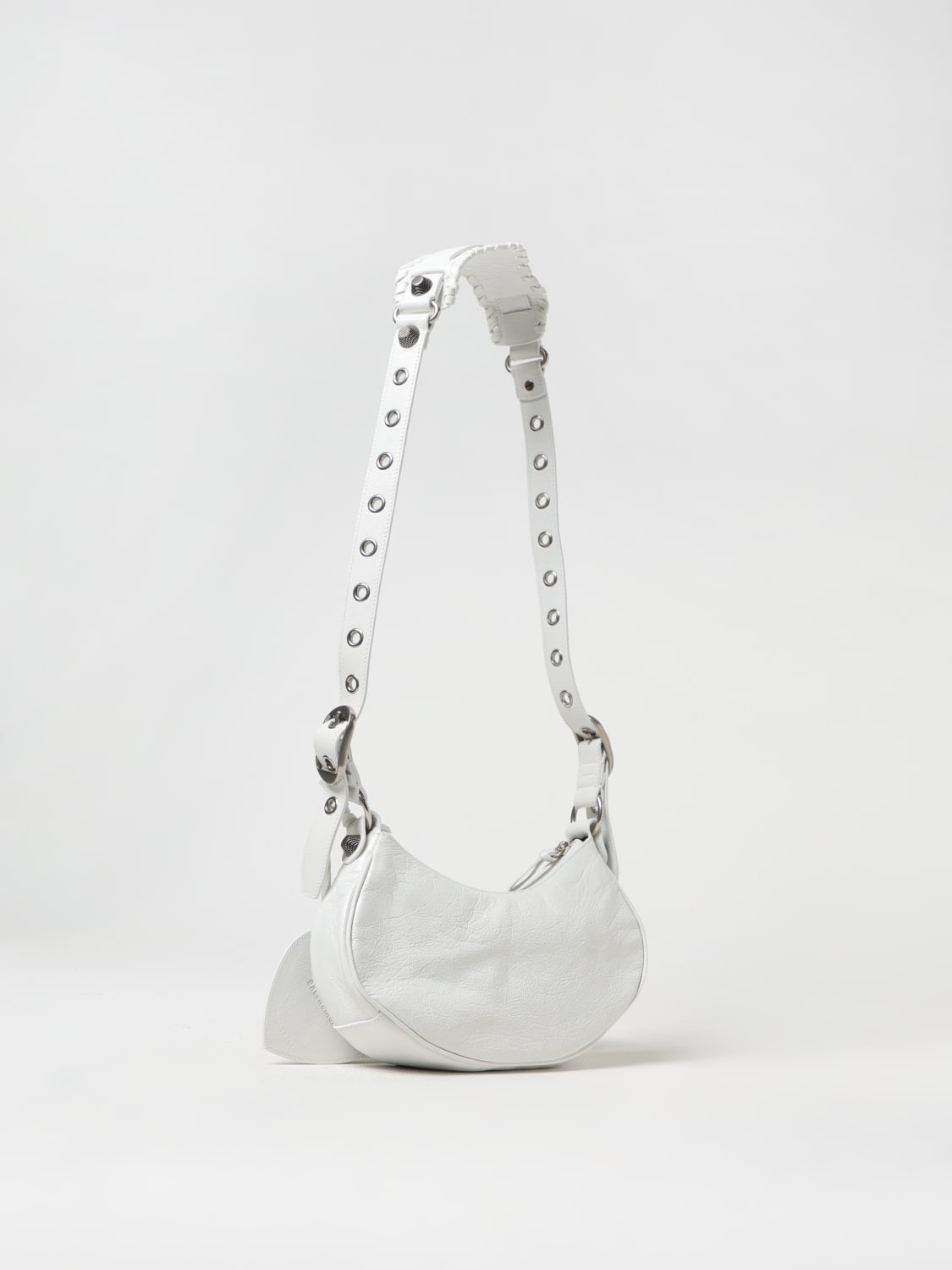 ショルダーバッグ・ポシェット BALENCIAGA Women Shoulder Bags 383679 6713071VG9Y WHITE BALENCIAGA: Shoulder bag woman - White | Balenciaga shoulder