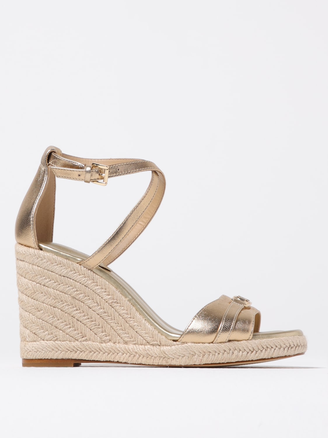 MICHAEL KORS SANDALIAS DE TACÓN: Zapatos mujer Michael Kors, Oro - Img 1