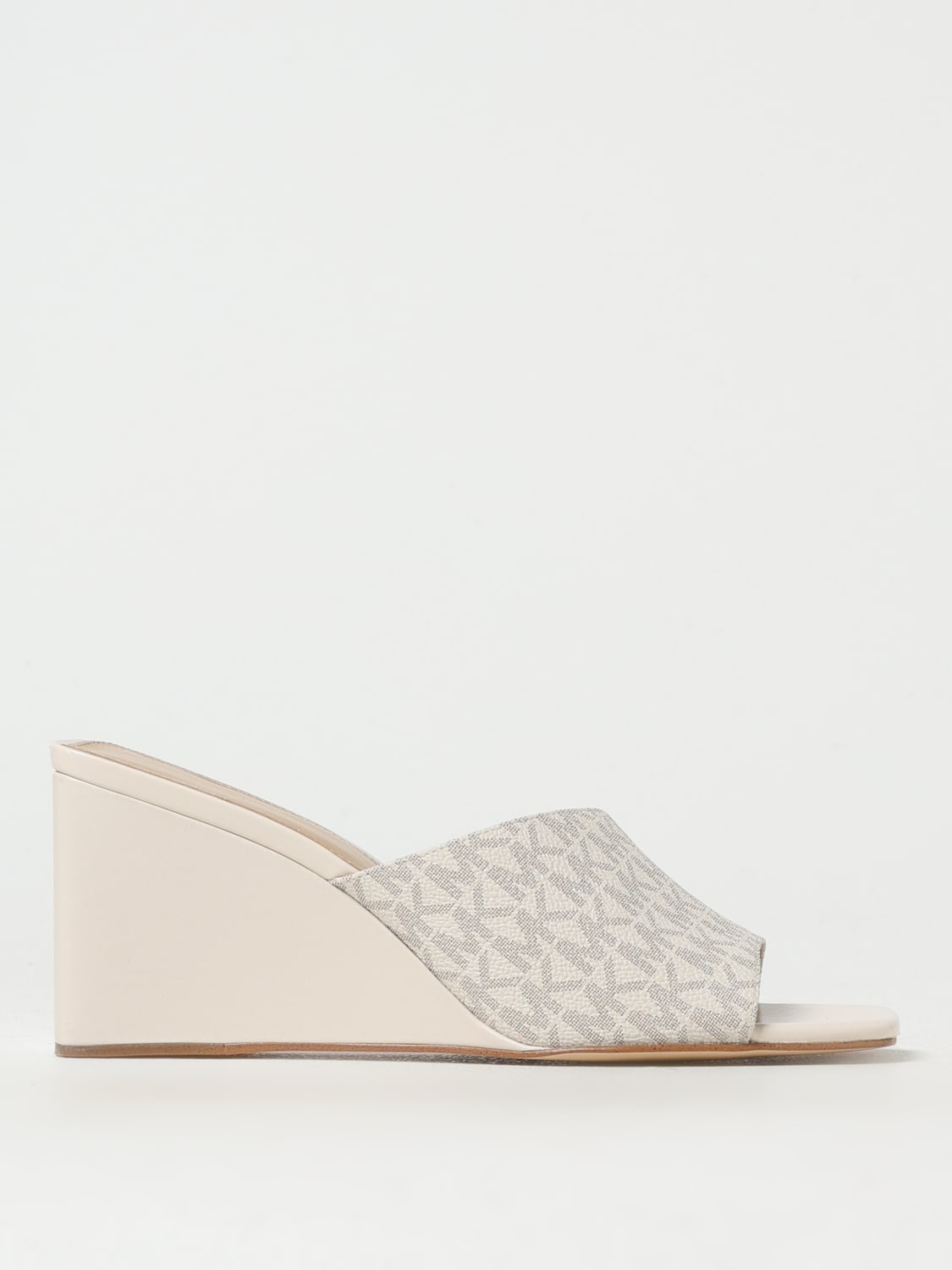 MICHAEL KORS HEELED SANDAL: Shoes woman Michael Kors, Ivory - Img 1