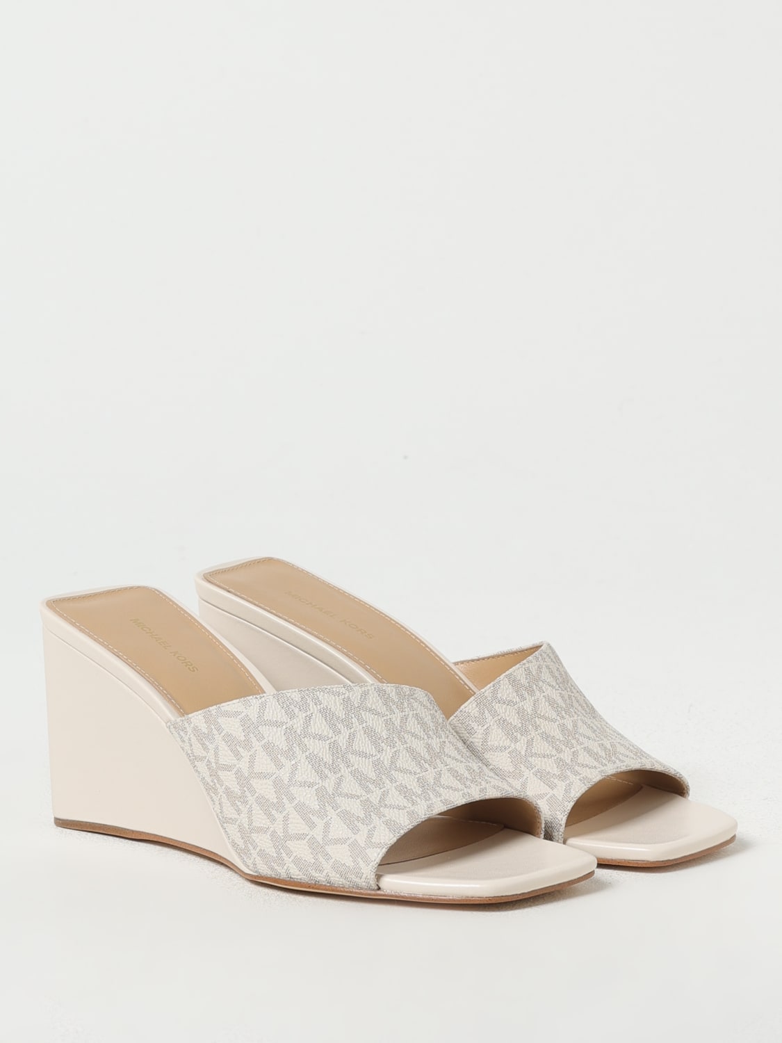 MICHAEL KORS HEELED SANDAL: Shoes woman Michael Kors, Ivory - Img 2