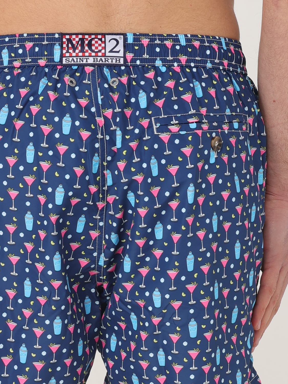 MC2 SAINT BARTH SWIMSUIT: Swimsuit men Mc2 Saint Barth, Blue - Img 3