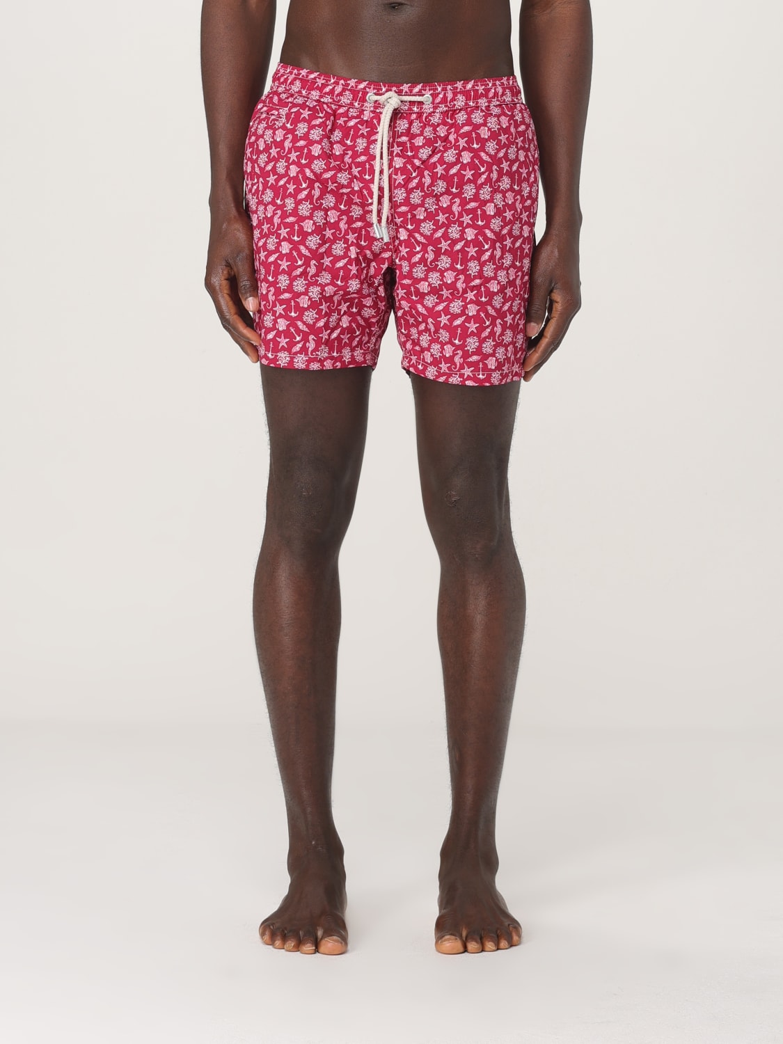 MC2 SAINT BARTH BADEMODE: Bademode herren Mc2 Saint Barth, Burgunderrot - Img 1