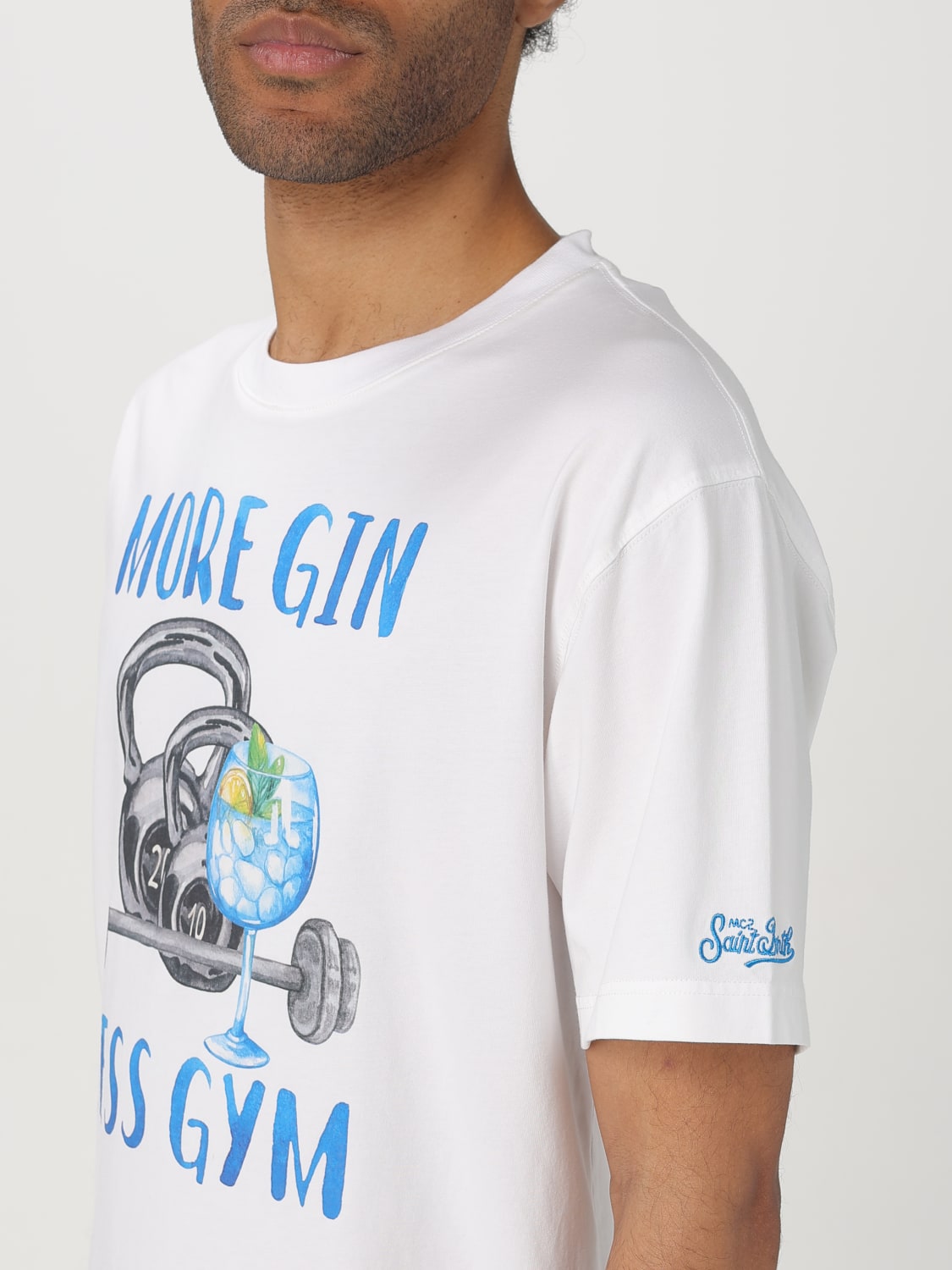 MC2 SAINT BARTH: T-shirt men - White | Mc2 Saint Barth t
