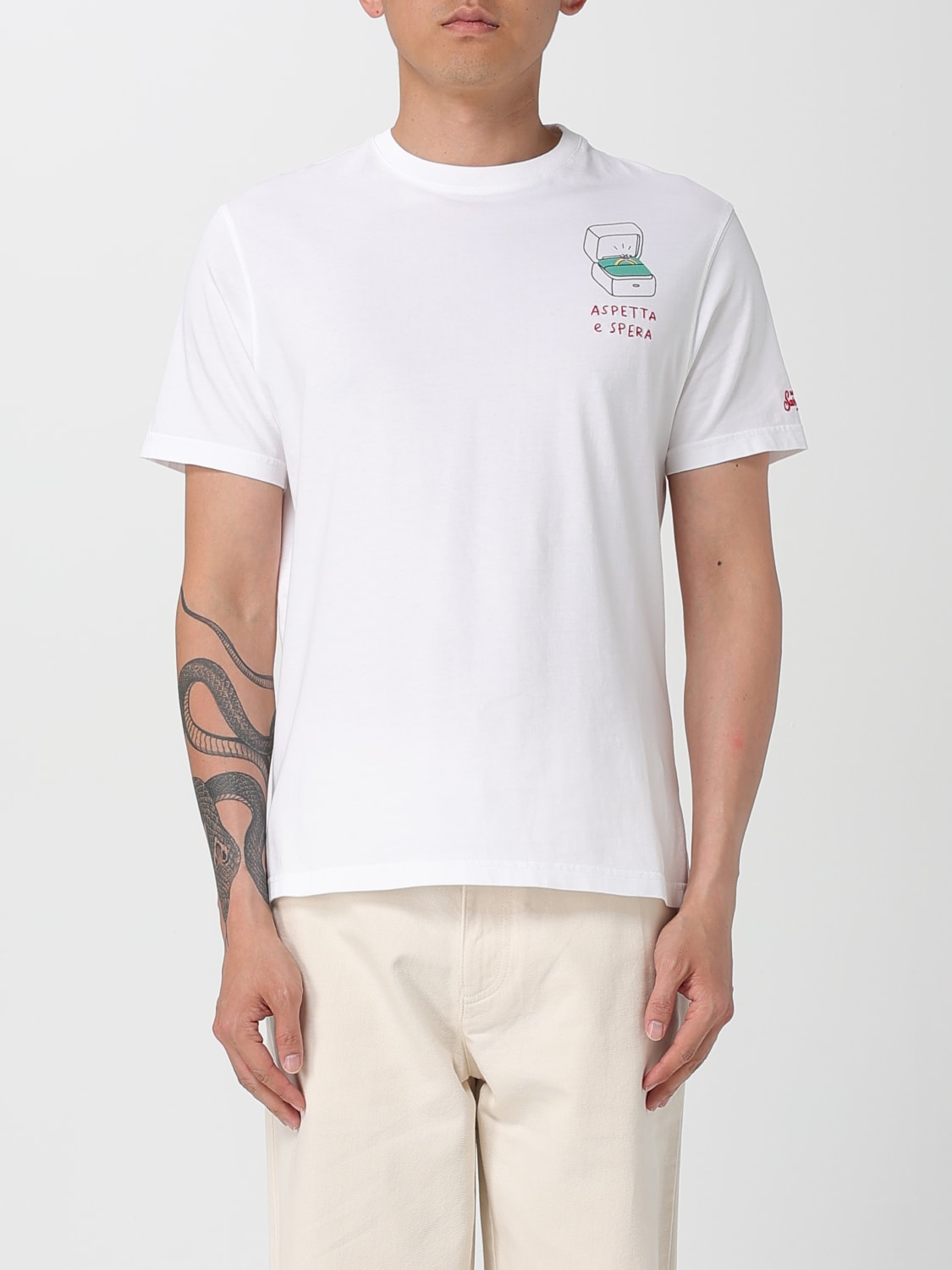 MC2 SAINT BARTH T-SHIRT: T-shirt men Mc2 Saint Barth, White - Img 1