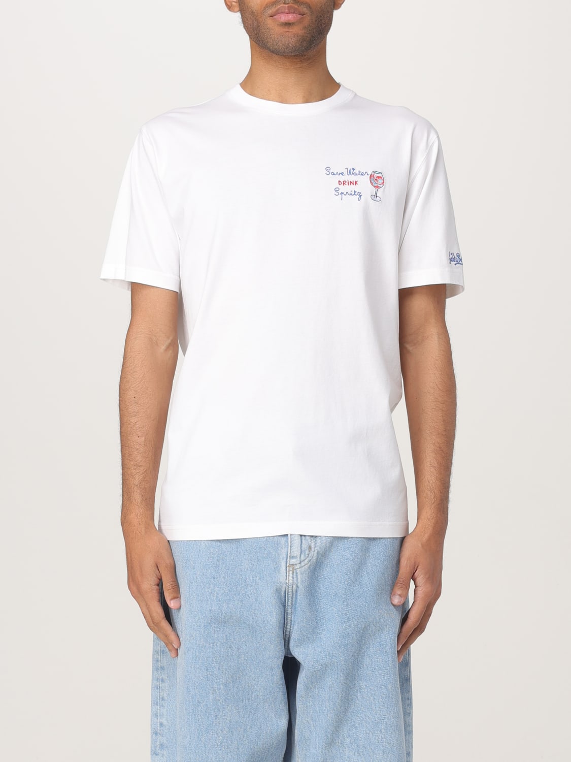 Tシャツ・カットソー MC2 SAINT BARTH Men T Shirts POT0001 05267H White MC2 SAINT BARTH: T-shirt men - White | Mc2 Saint Barth t