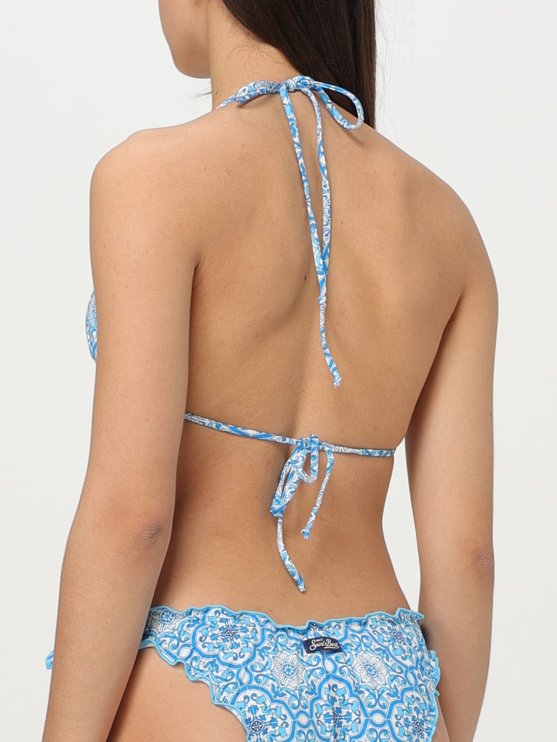 MC2 SAINT BARTH COSTUME: Costume da bagno bikini top MC2 Saint Barth, Azzurro - Img 3