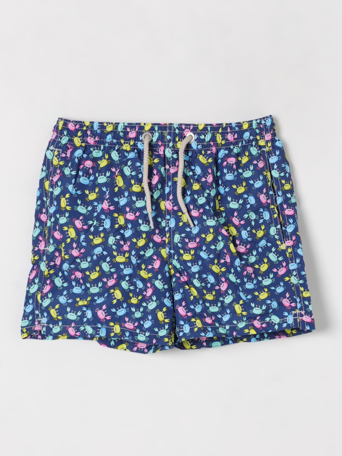 MC2 SAINT BARTH COSTUME: Costume da bagno con stampa granchio all-over MC2 Saint Barth, Blue - Img 1