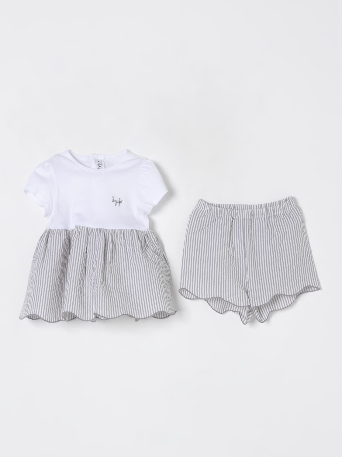IL GUFO JUMPSUIT: Jumpsuit kids Il Gufo, Grey - Img 2