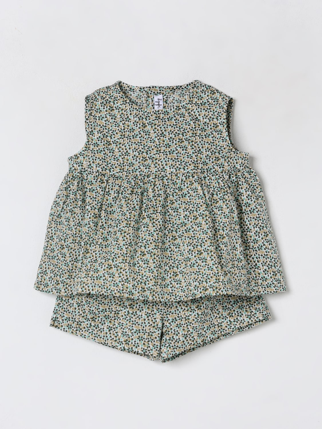 IL GUFO ENSEMBLE: Ensemble enfant Il Gufo, Vert Sapin - Img 1