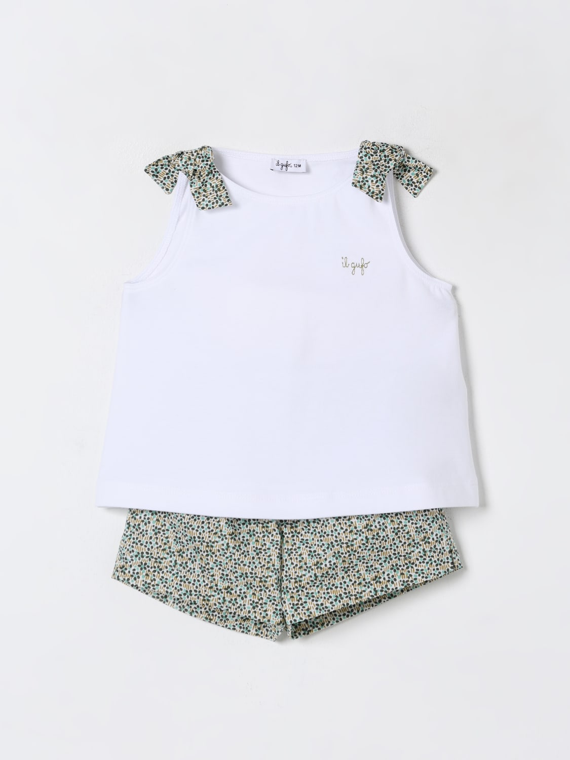 IL GUFO BABY-OVERALL: Baby-overall kinder Il Gufo, Waldgrün - Img 1