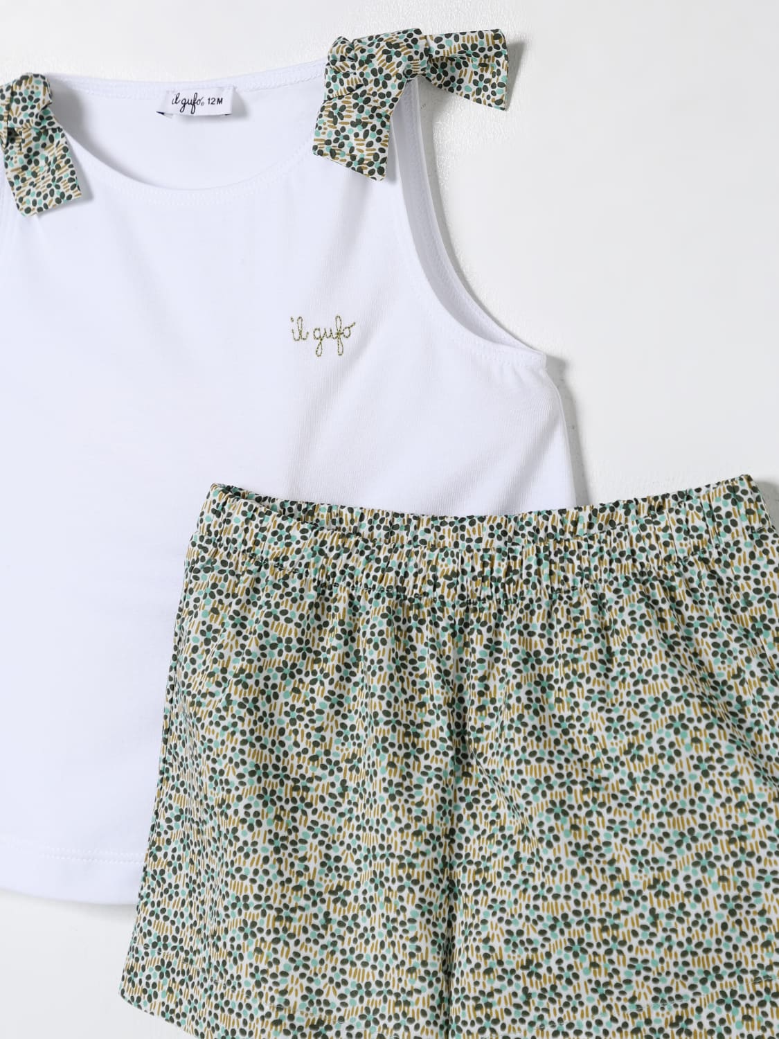 IL GUFO BABY-OVERALL: Baby-overall kinder Il Gufo, Waldgrün - Img 3