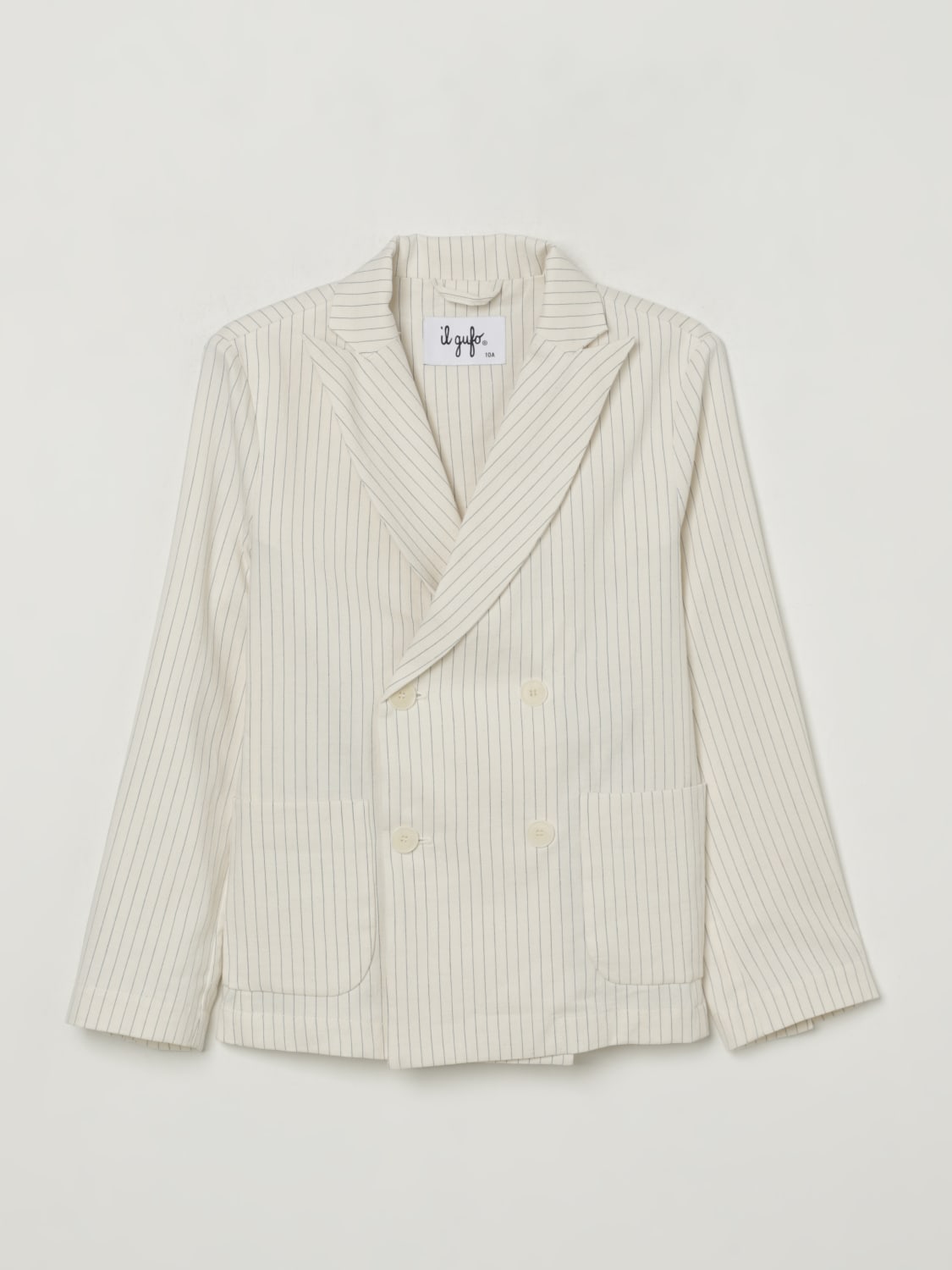 IL GUFO JACKET: Blazer kids Il Gufo, Yellow Cream - Img 1